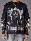 Young Saint Shirt - Lume LS - Black - 501
