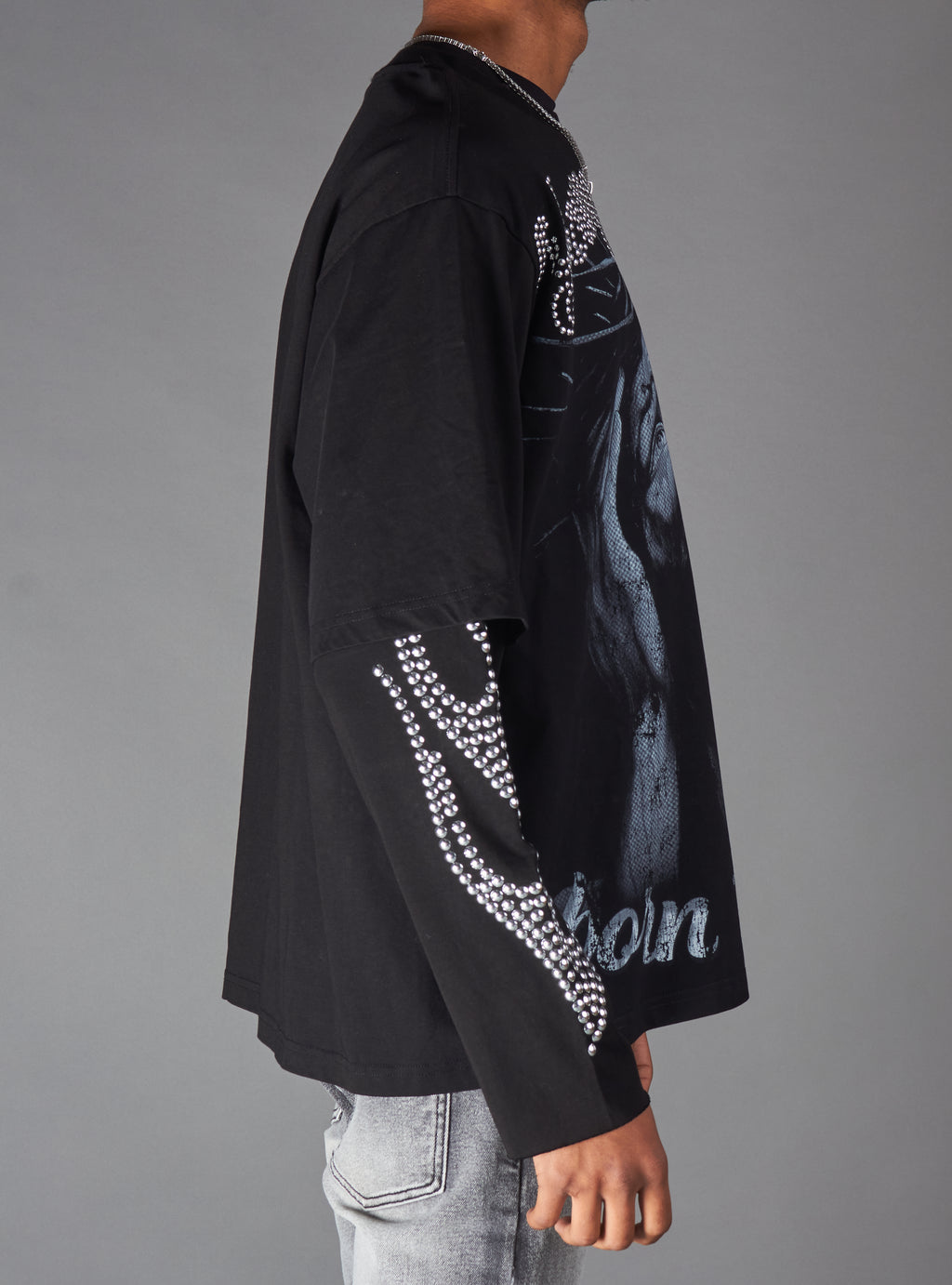 Young Saint Shirt - Haze LS - Black - 601
