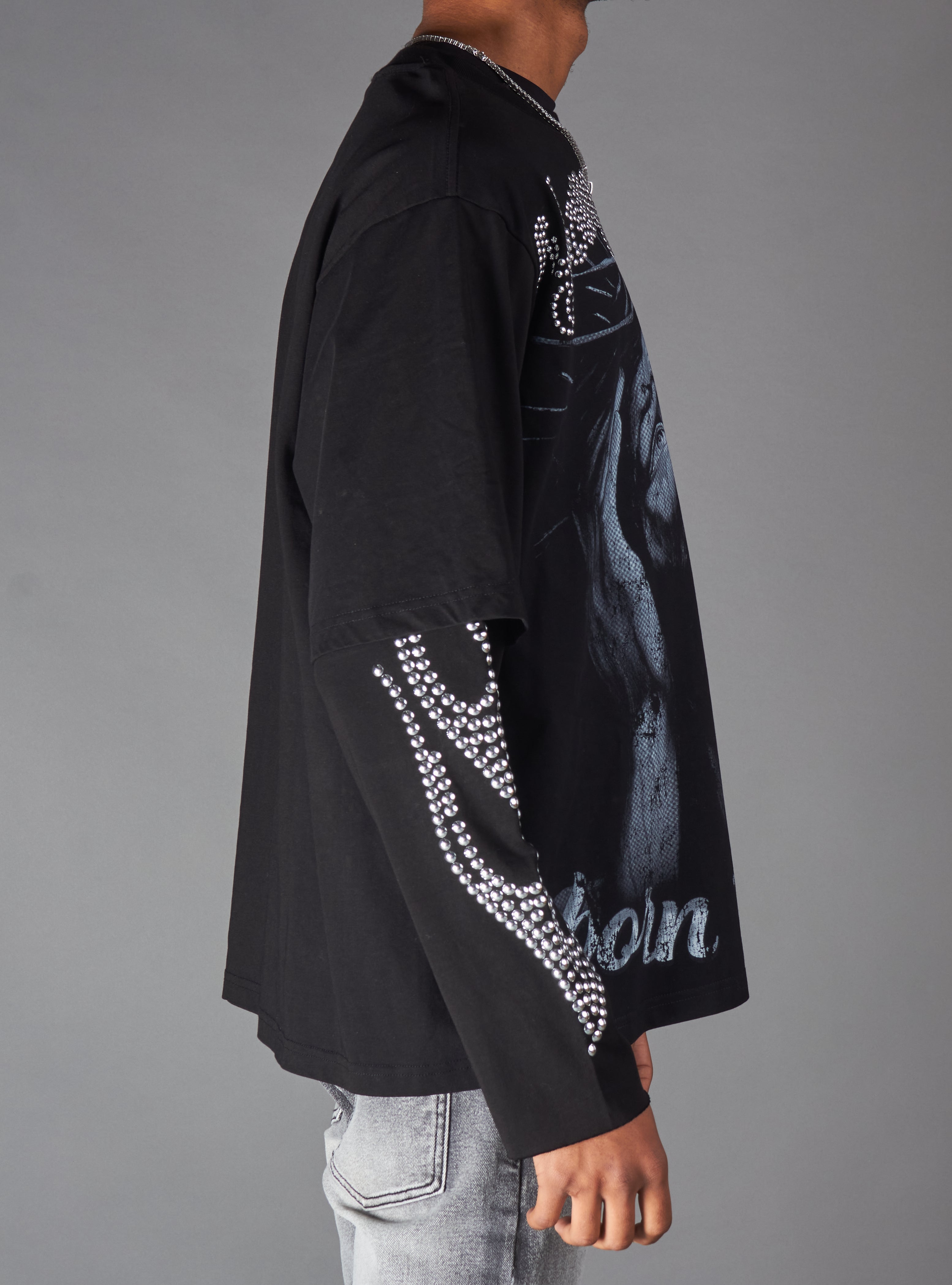 Young Saint Shirt - Haze LS - Black - 601