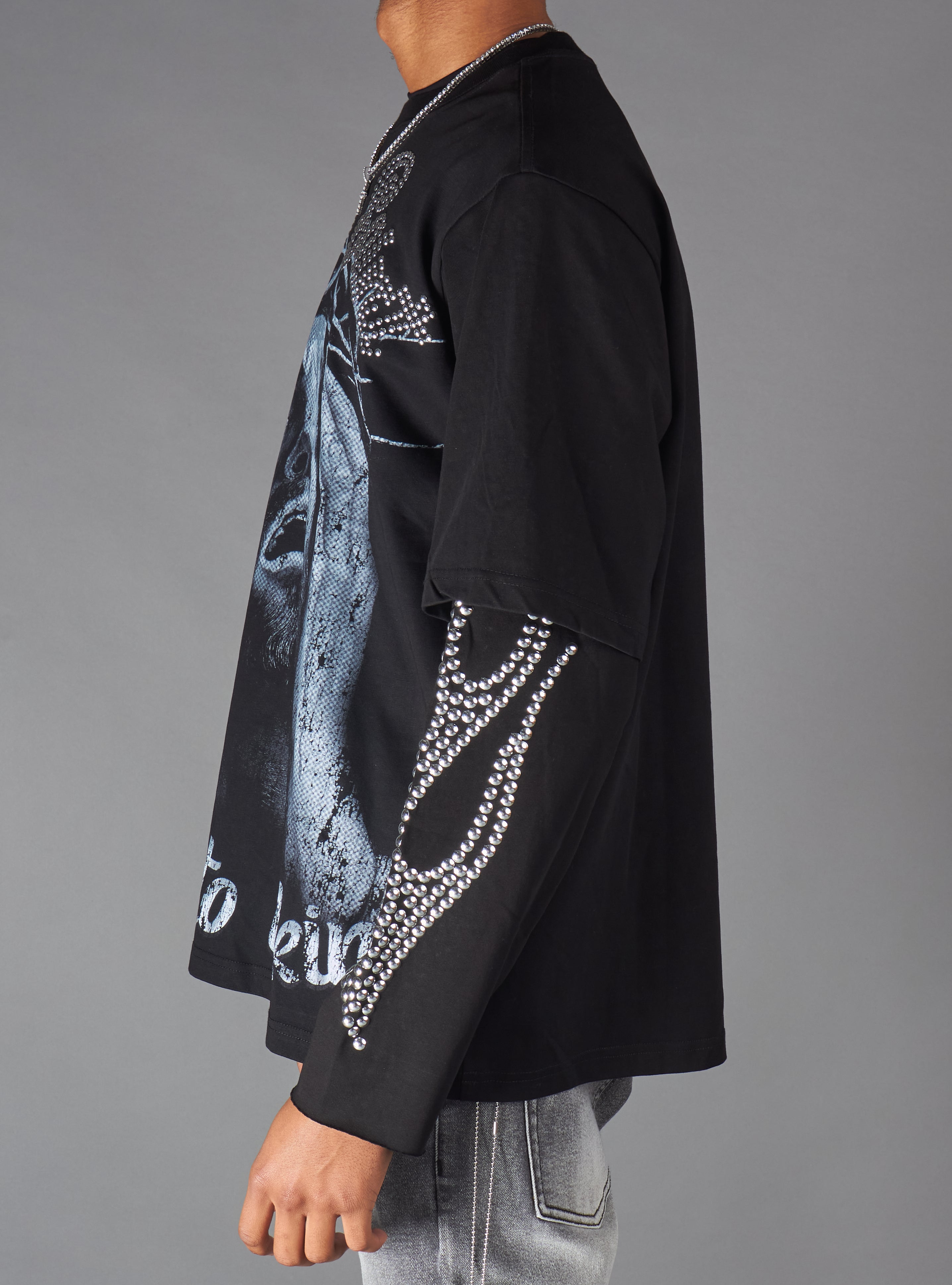 Young Saint Shirt - Haze LS - Black - 601