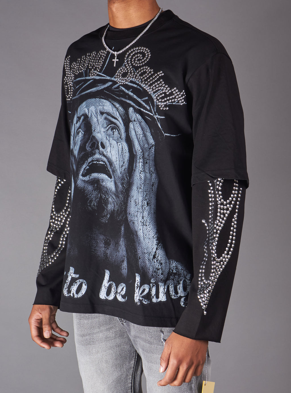Young Saint Shirt - Haze LS - Black - 601