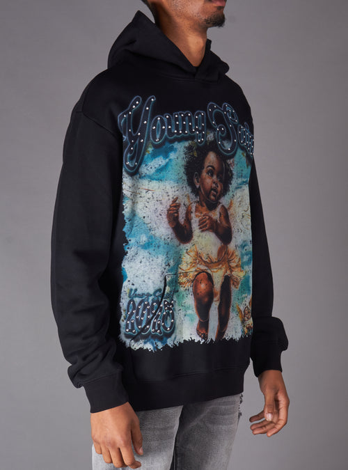 Young Saint Hoodie - Spire -  Black 112H