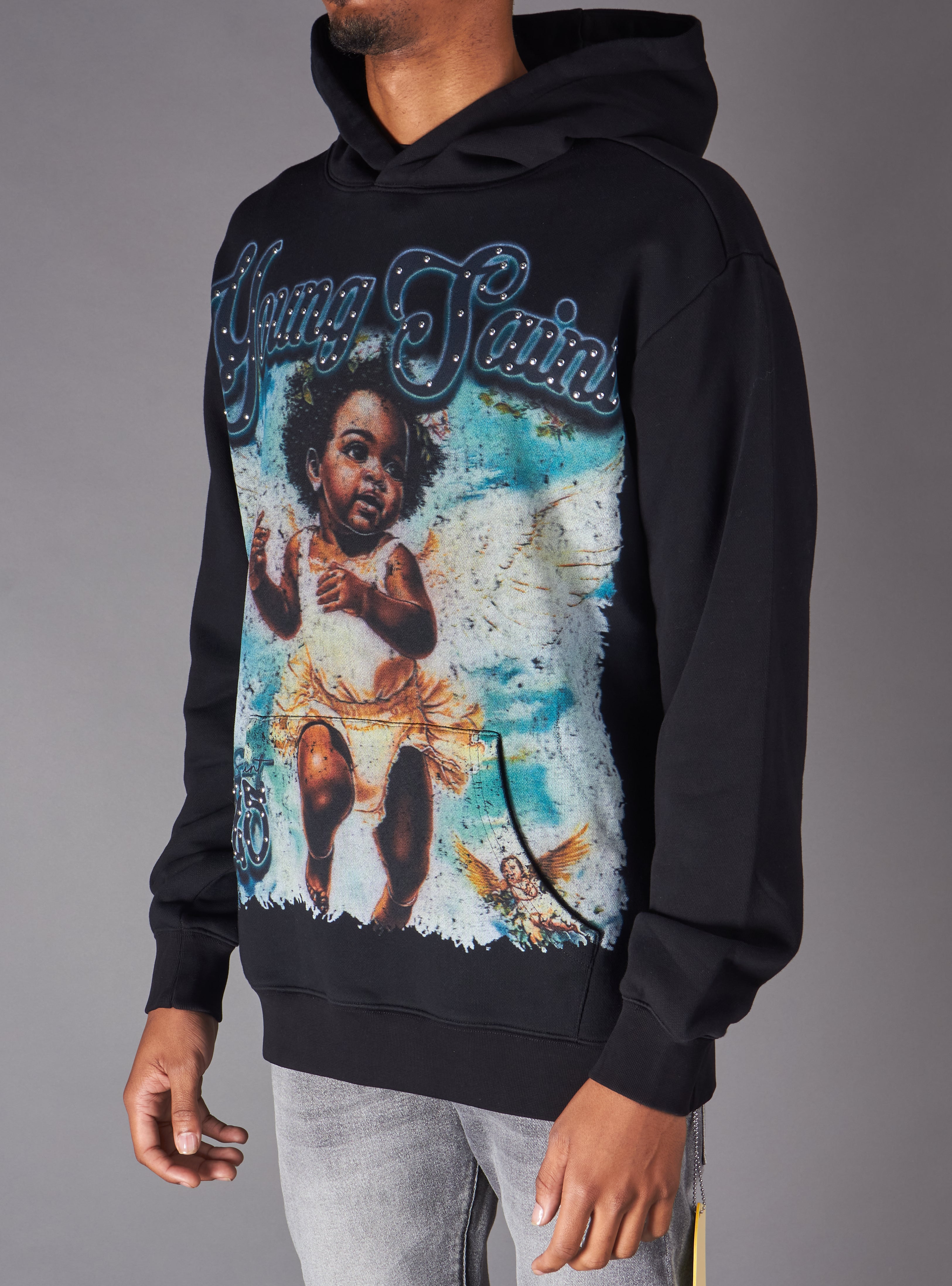 Young Saint Hoodie - Spire -  Black 112H