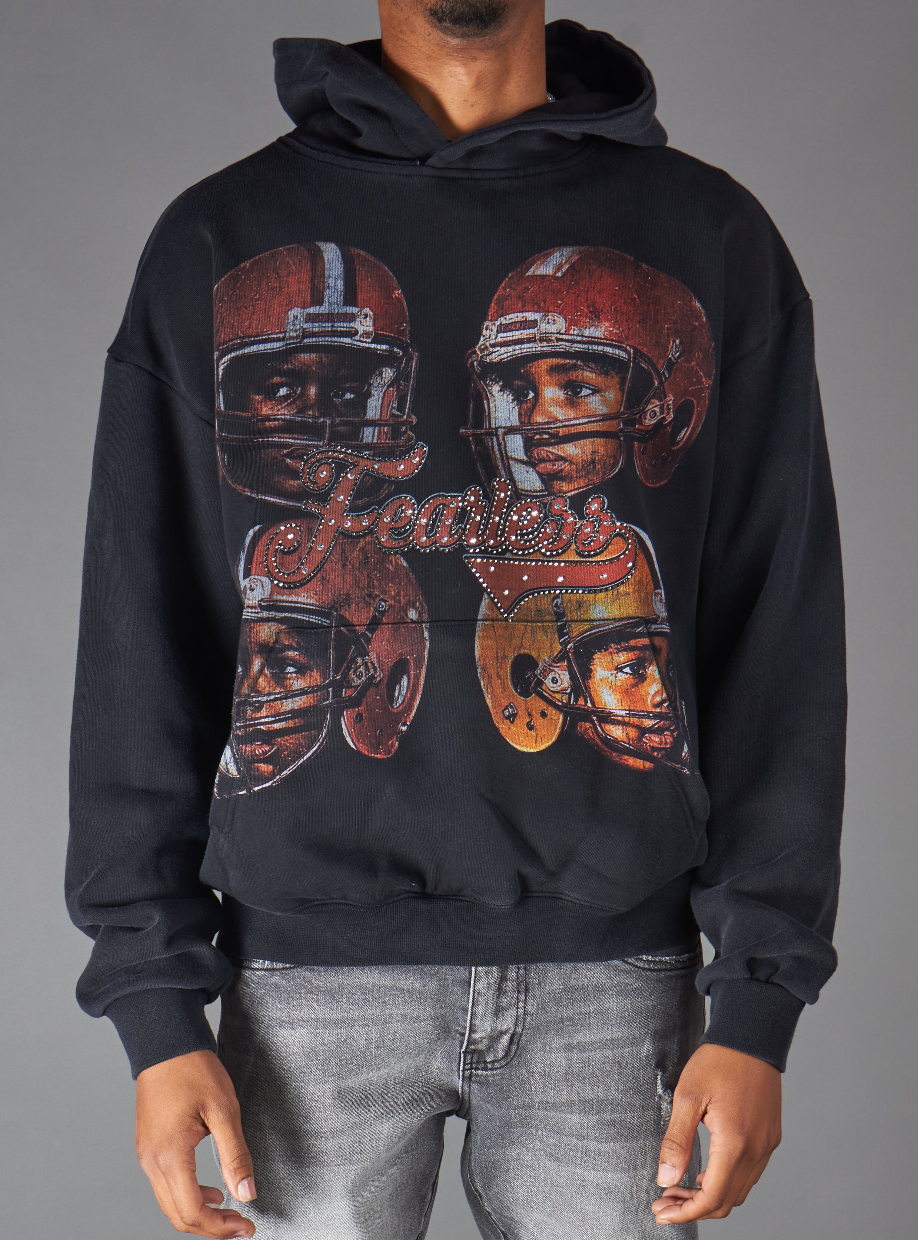 Young Saint Hoodie - Rift -  Black 303H