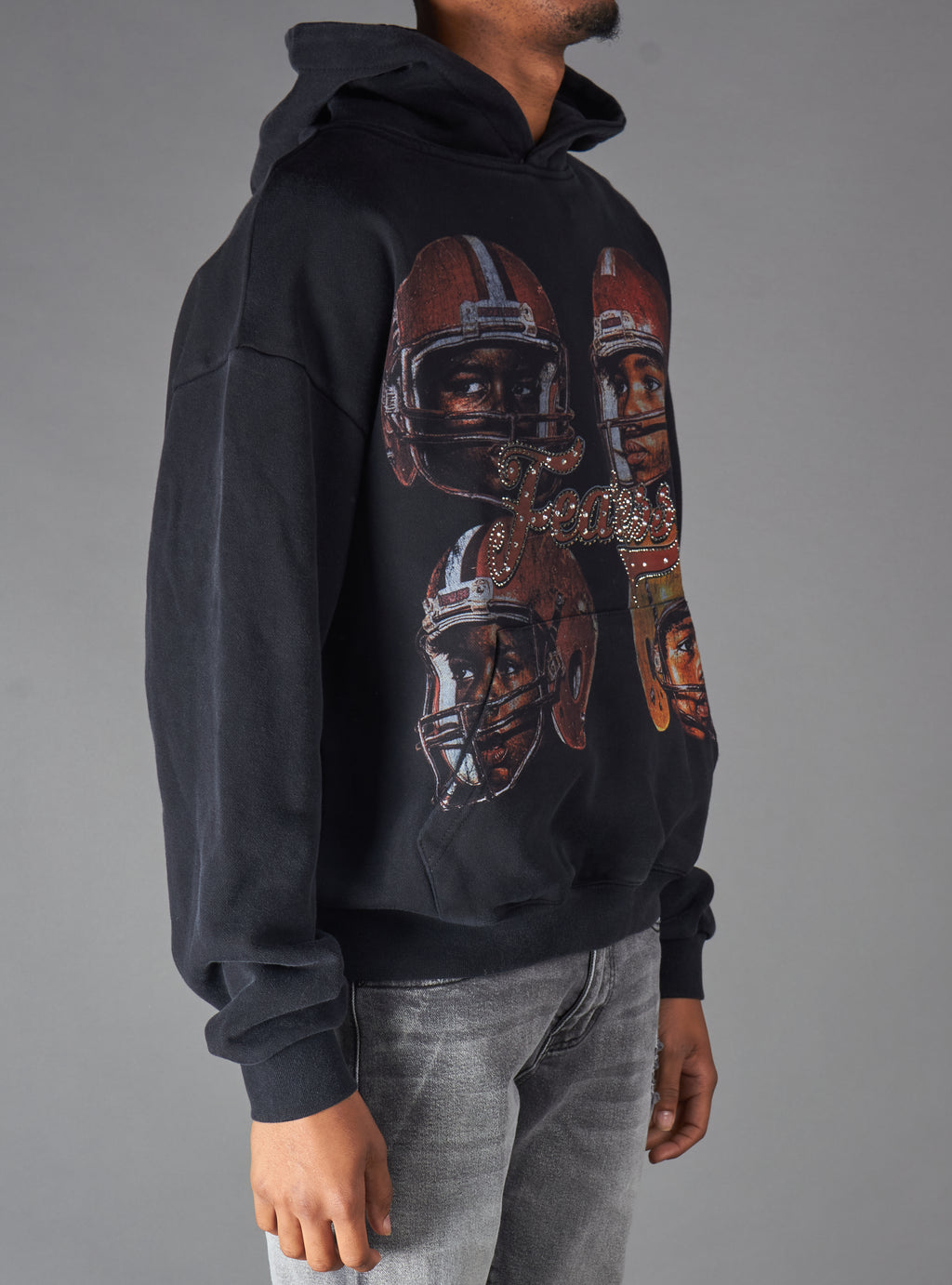 Young Saint Hoodie - Rift -  Black 303H