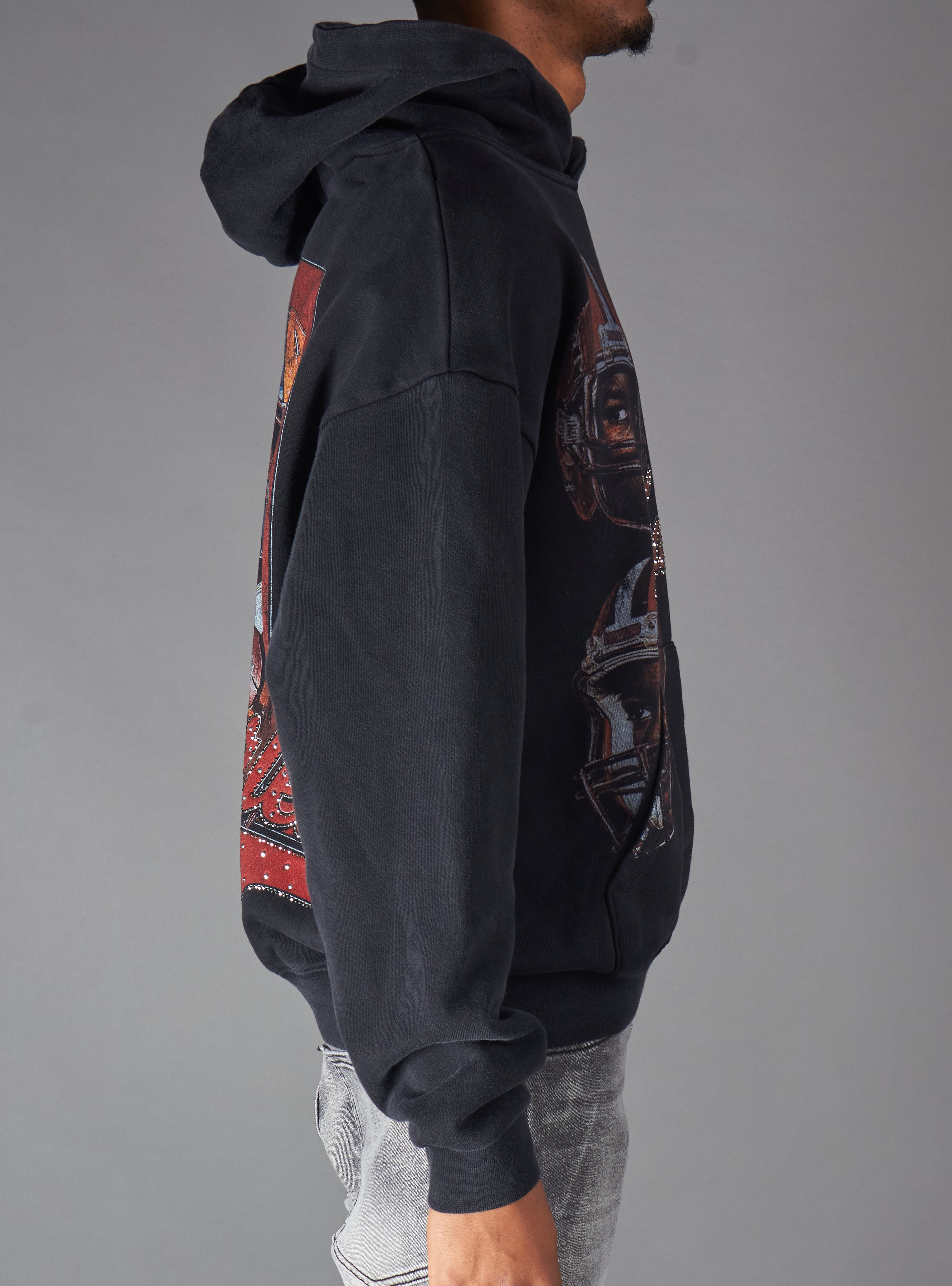 Young Saint Hoodie - Rift -  Black 303H