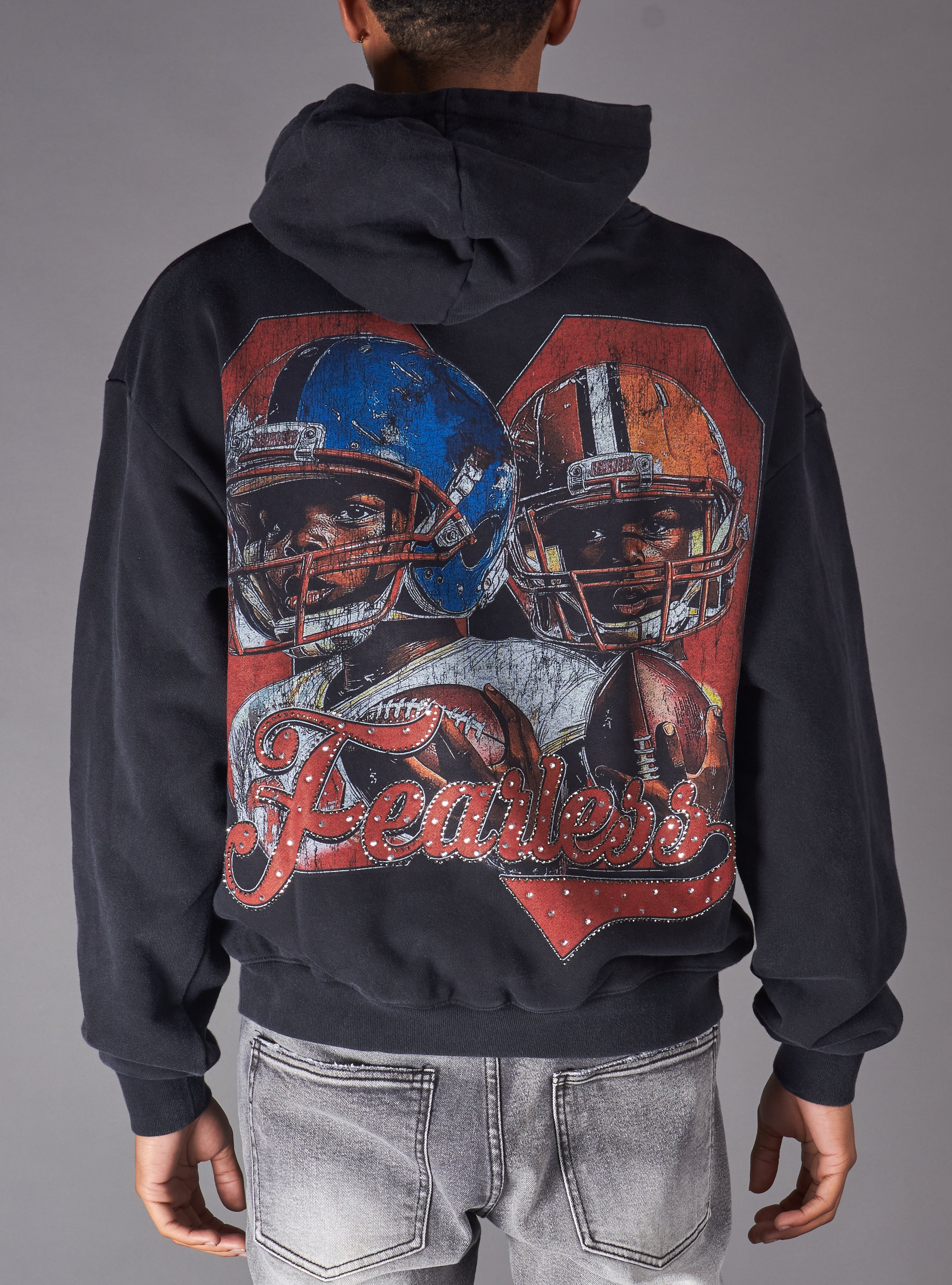 Young Saint Hoodie - Rift -  Black 303H