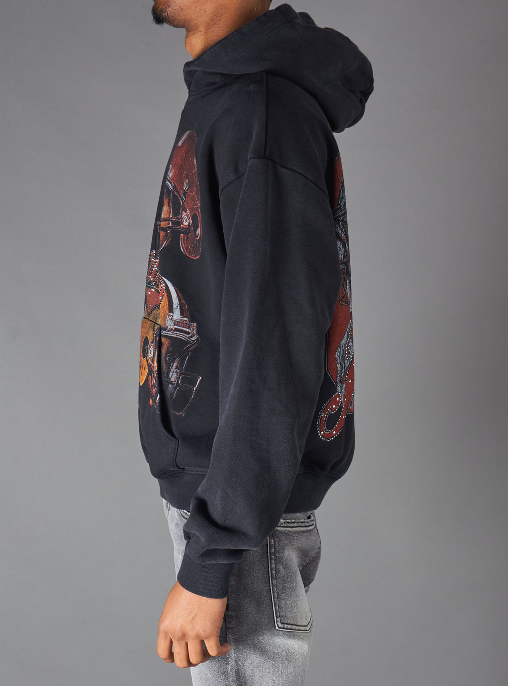 Young Saint Hoodie - Rift -  Black 303H