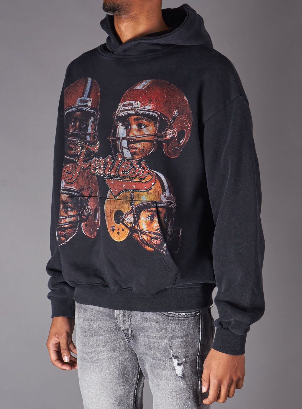 Young Saint Hoodie - Rift -  Black 303H