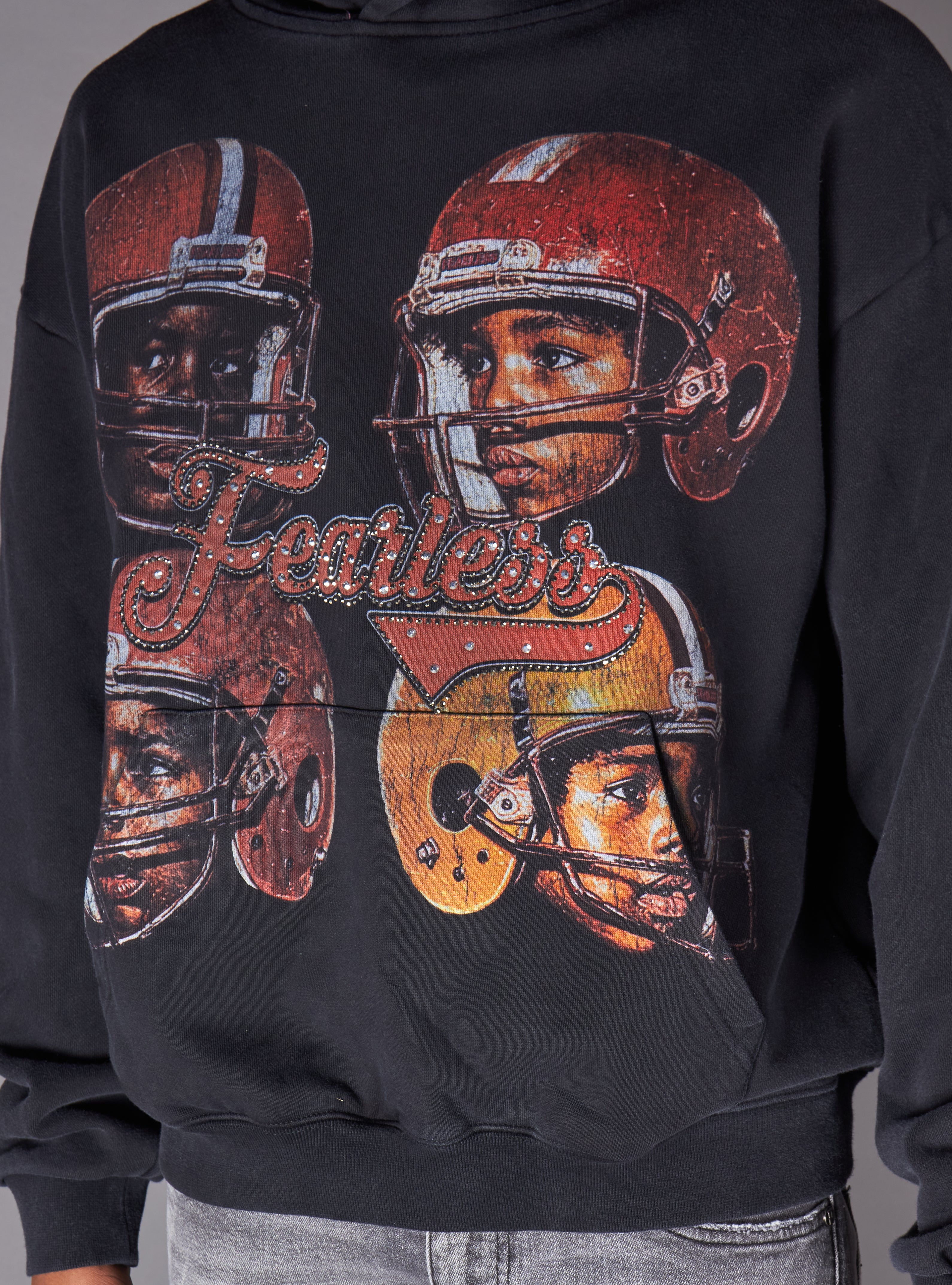 Young Saint Hoodie - Rift -  Black 303H