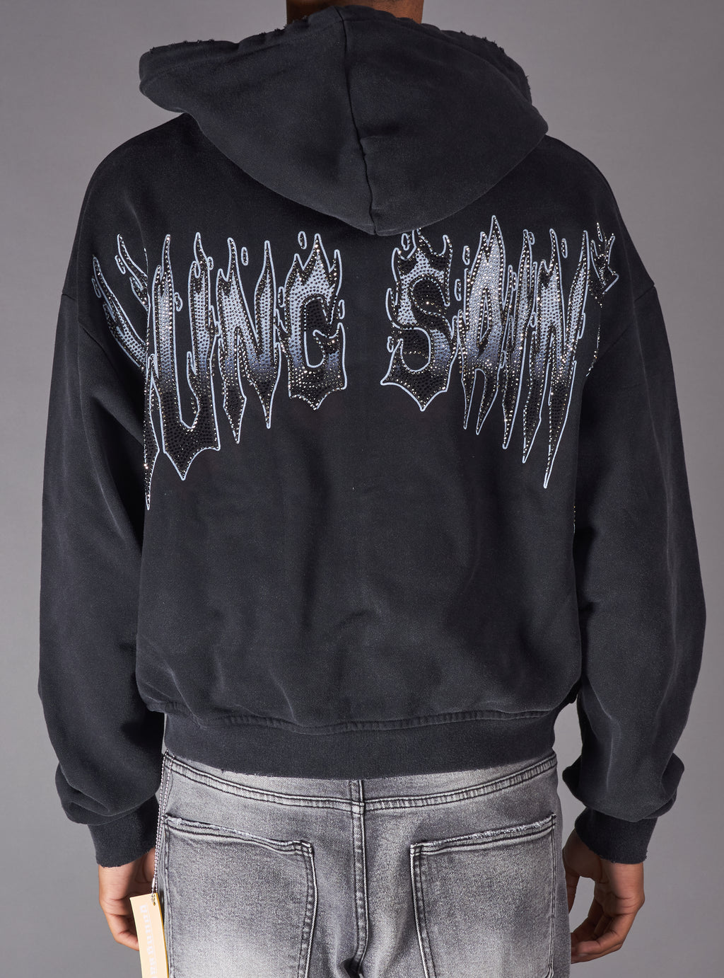 Young Saint hoodie - Halo -  Black - 204Z