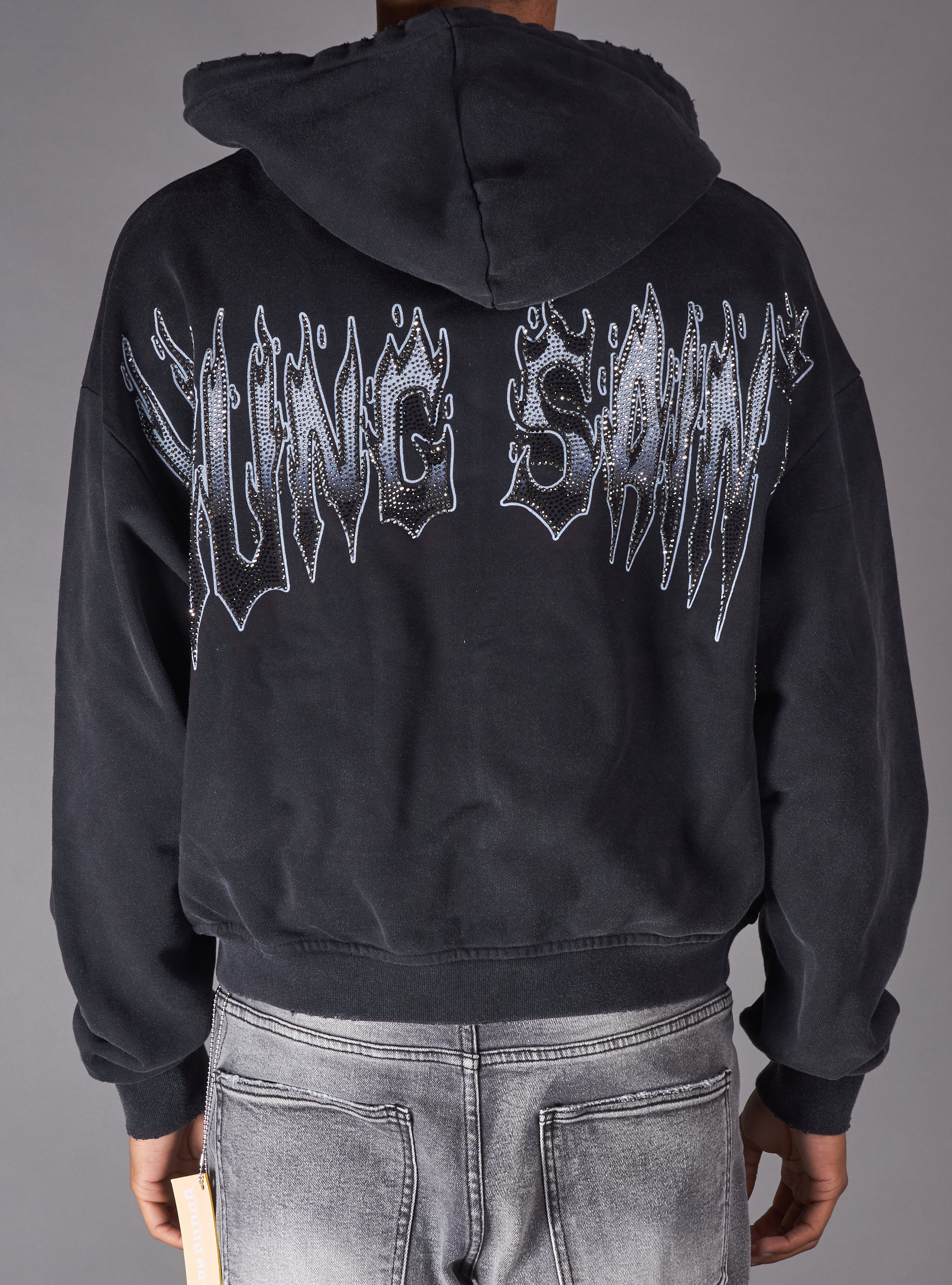 Young Saint hoodie - Halo -  Black - 204Z