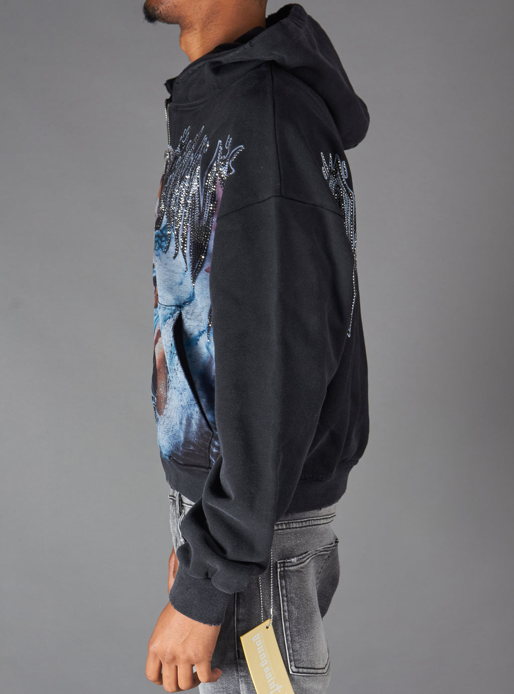 Young Saint hoodie - Halo -  Black - 204Z