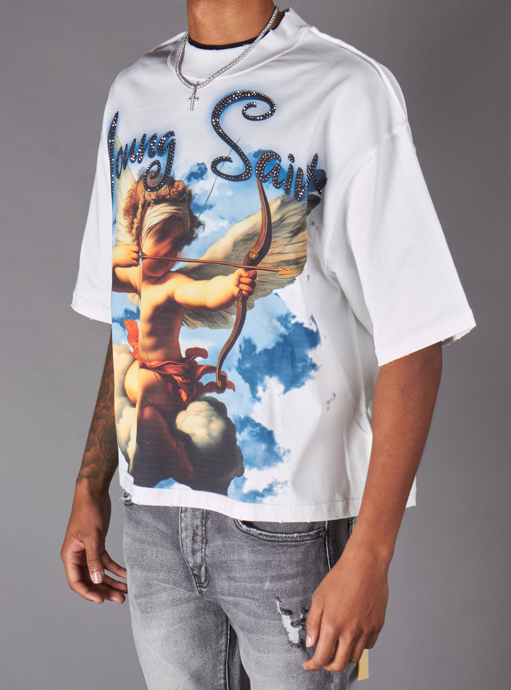 Young Saint T-Shirt - Ember -White - 612