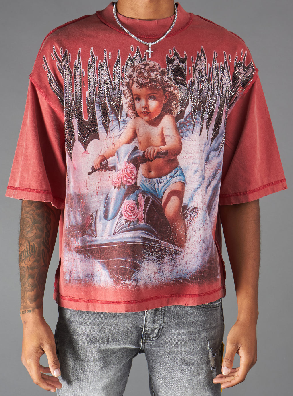 Young Saint T-Shirt - Halo - Red - 203