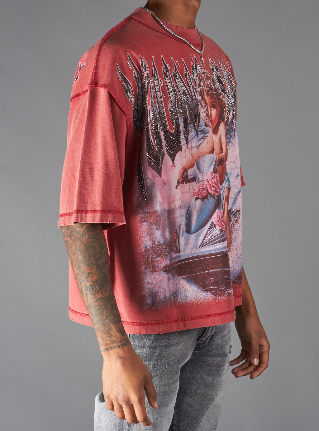 Young Saint T-Shirt - Halo - Red - 203