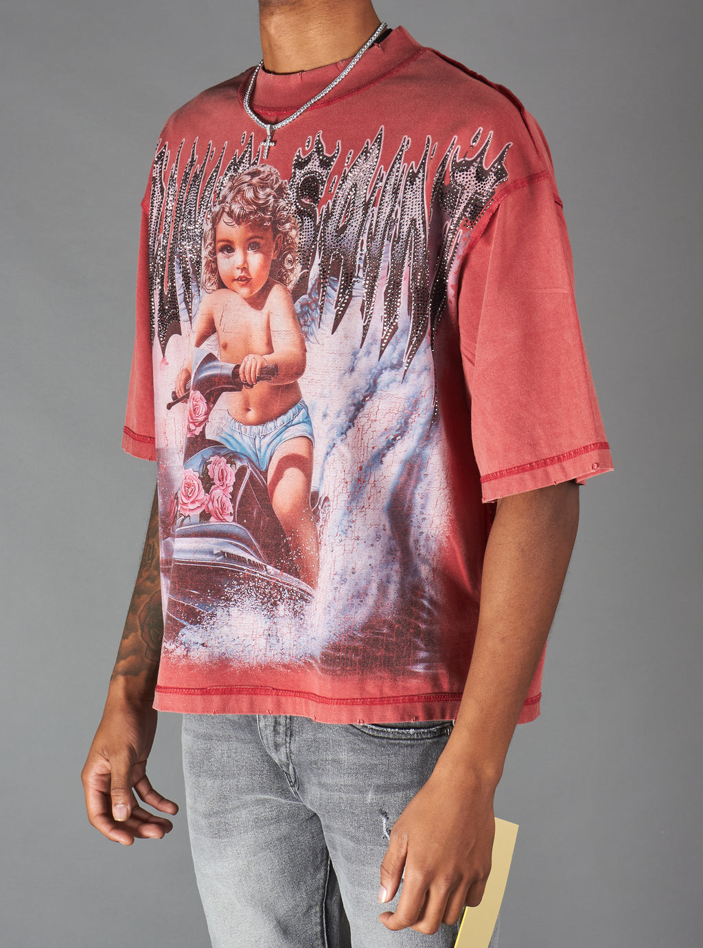Young Saint T-Shirt - Halo - Red - 203