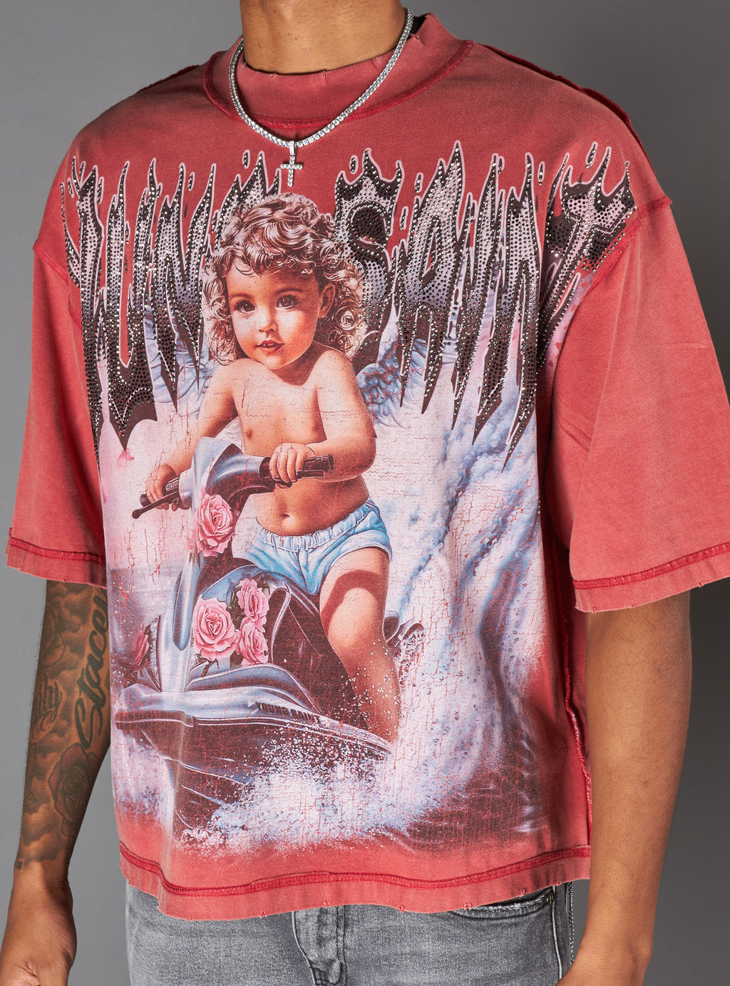 Young Saint T-Shirt - Halo - Red - 203