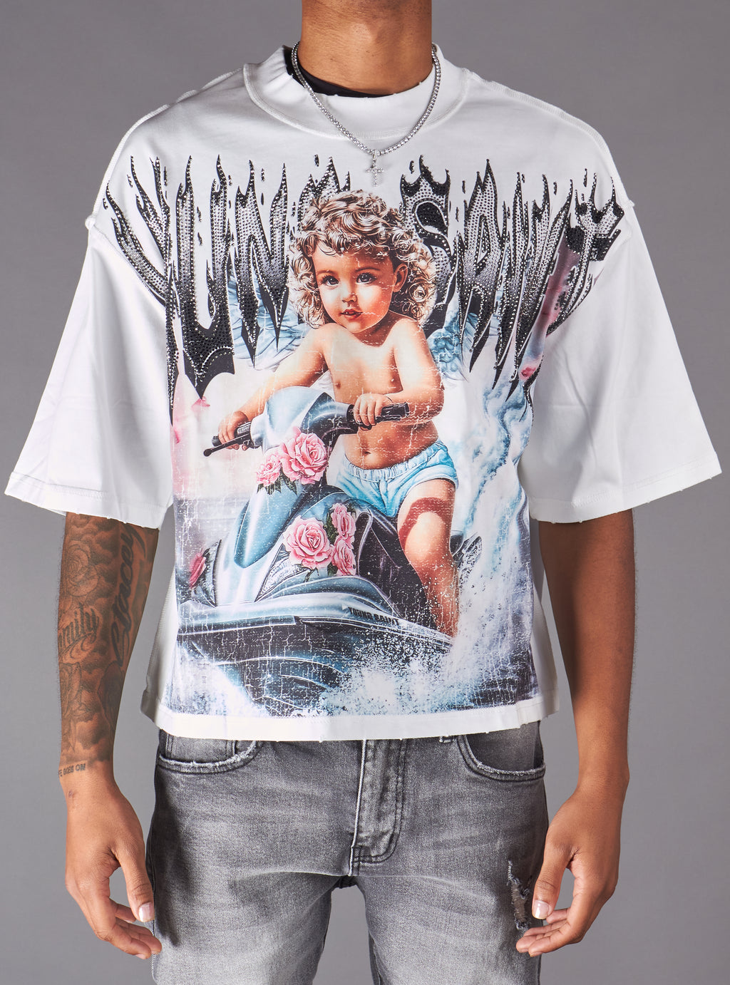 Young Saint T-Shirt - Halo - White - 202