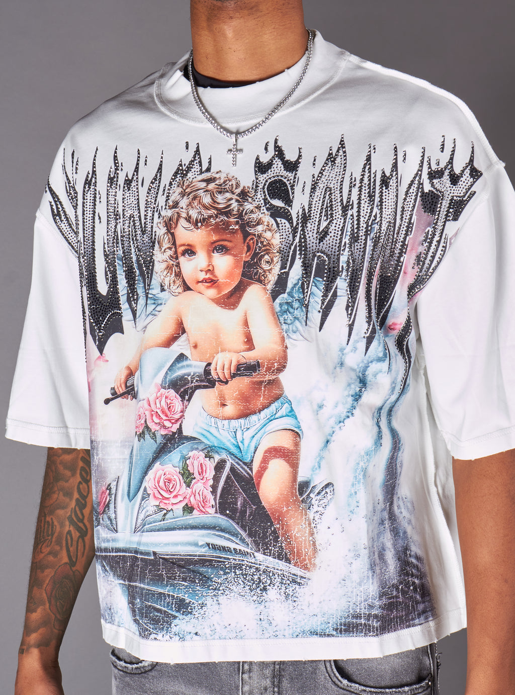 Young Saint T-Shirt - Halo - White - 202