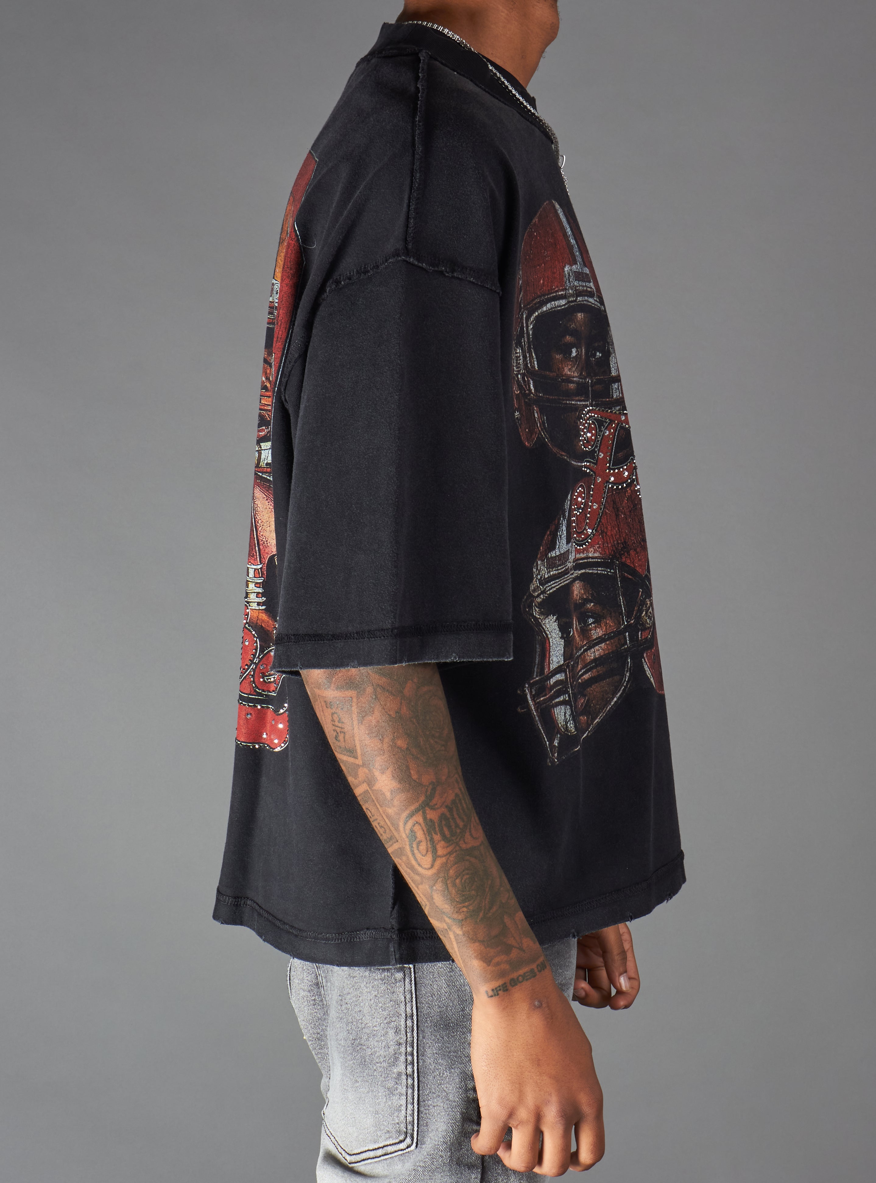 Young Saint T-Shirt - Rift - Black - 302