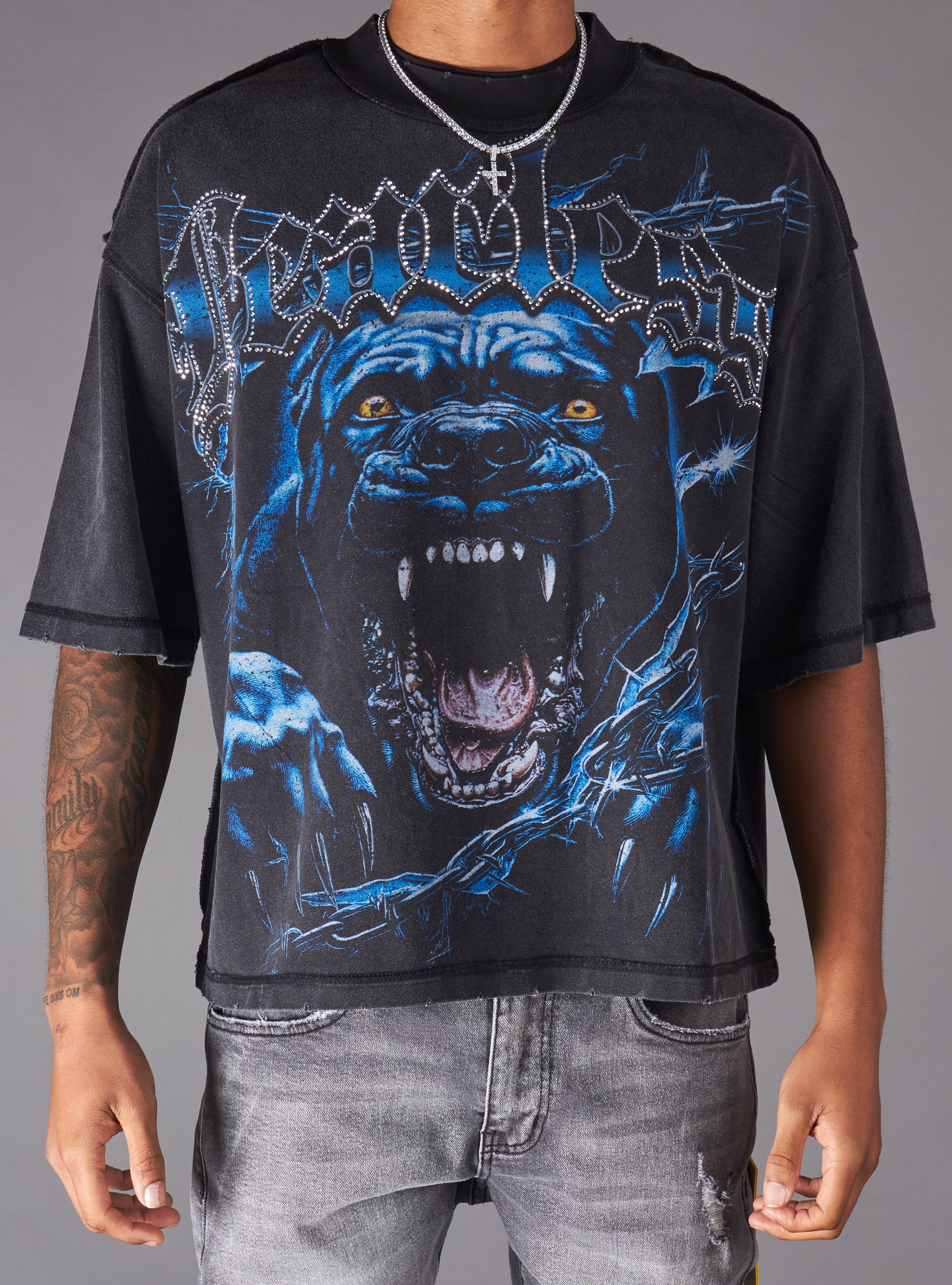 Young Saint Tank Top - Bolt - Black - 115