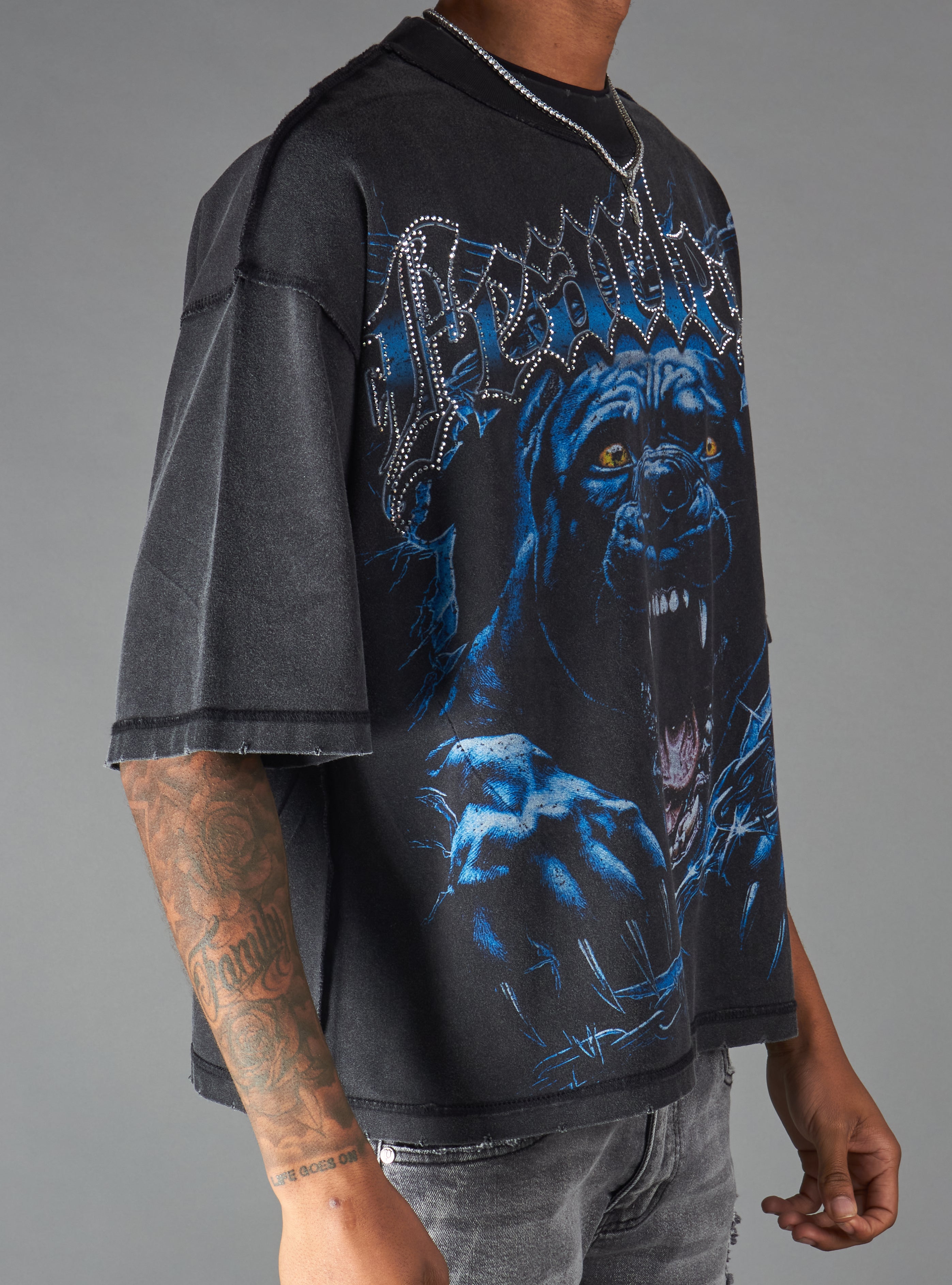 Young Saint Tank Top - Bolt - Black - 115