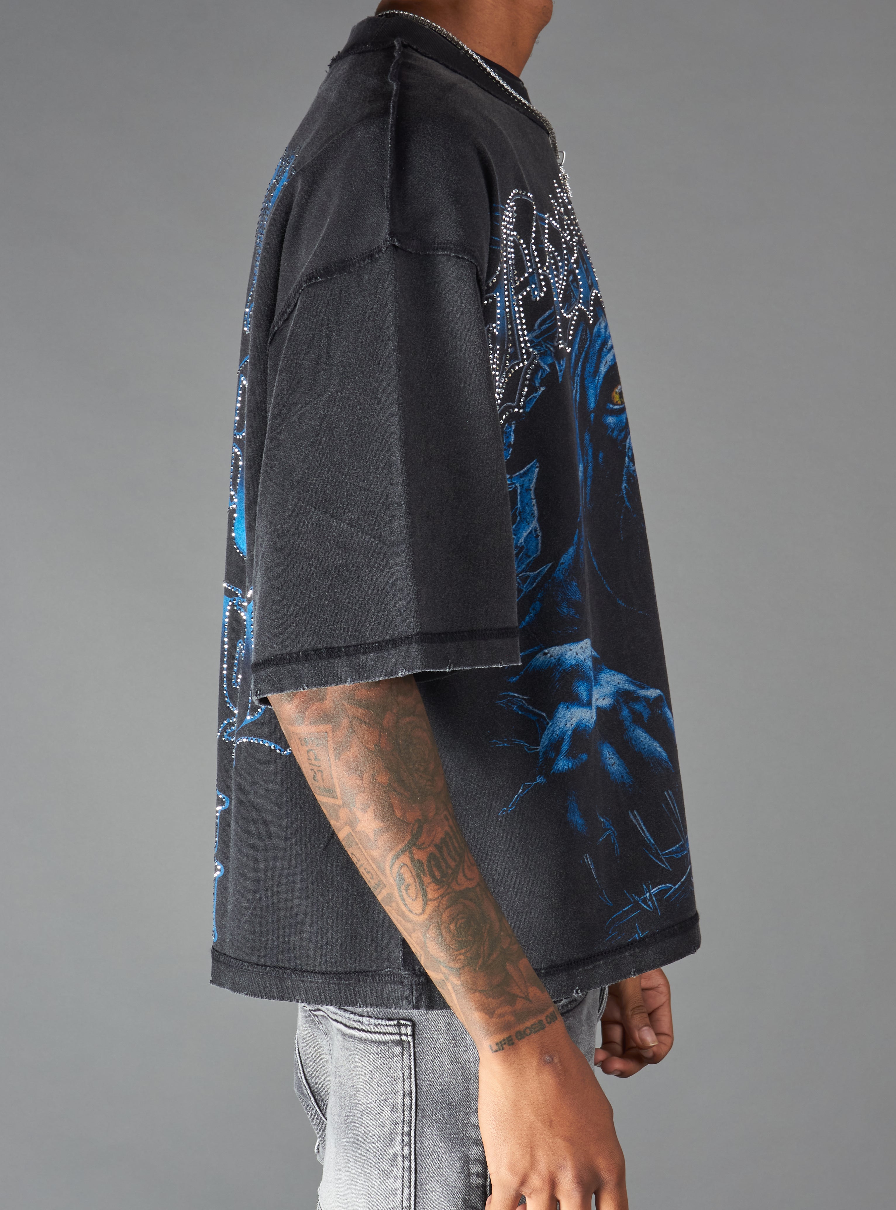 Young Saint Tank Top - Bolt - Black - 115