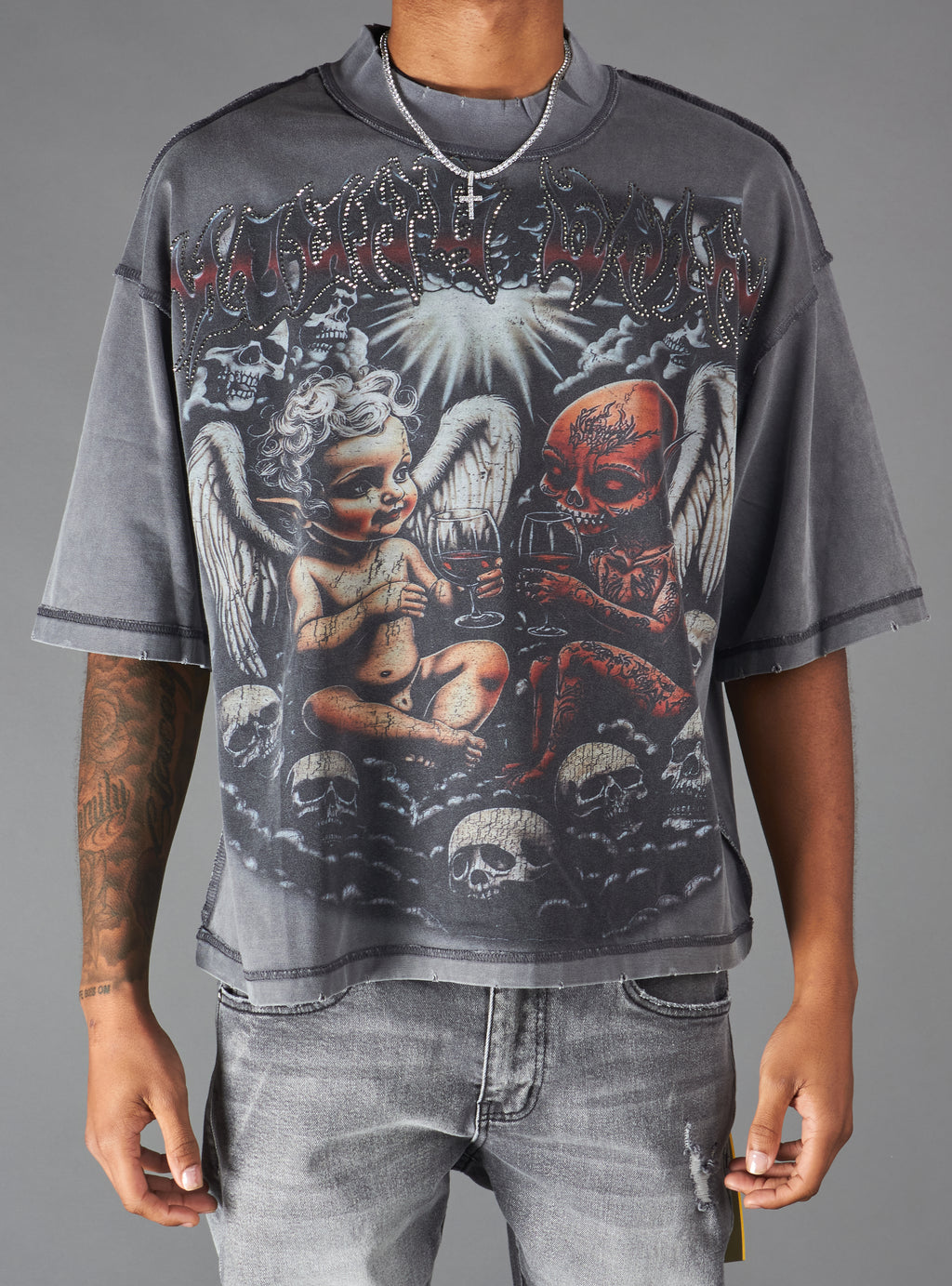 Young Saint T-Shirt - Veil - Grey - 521