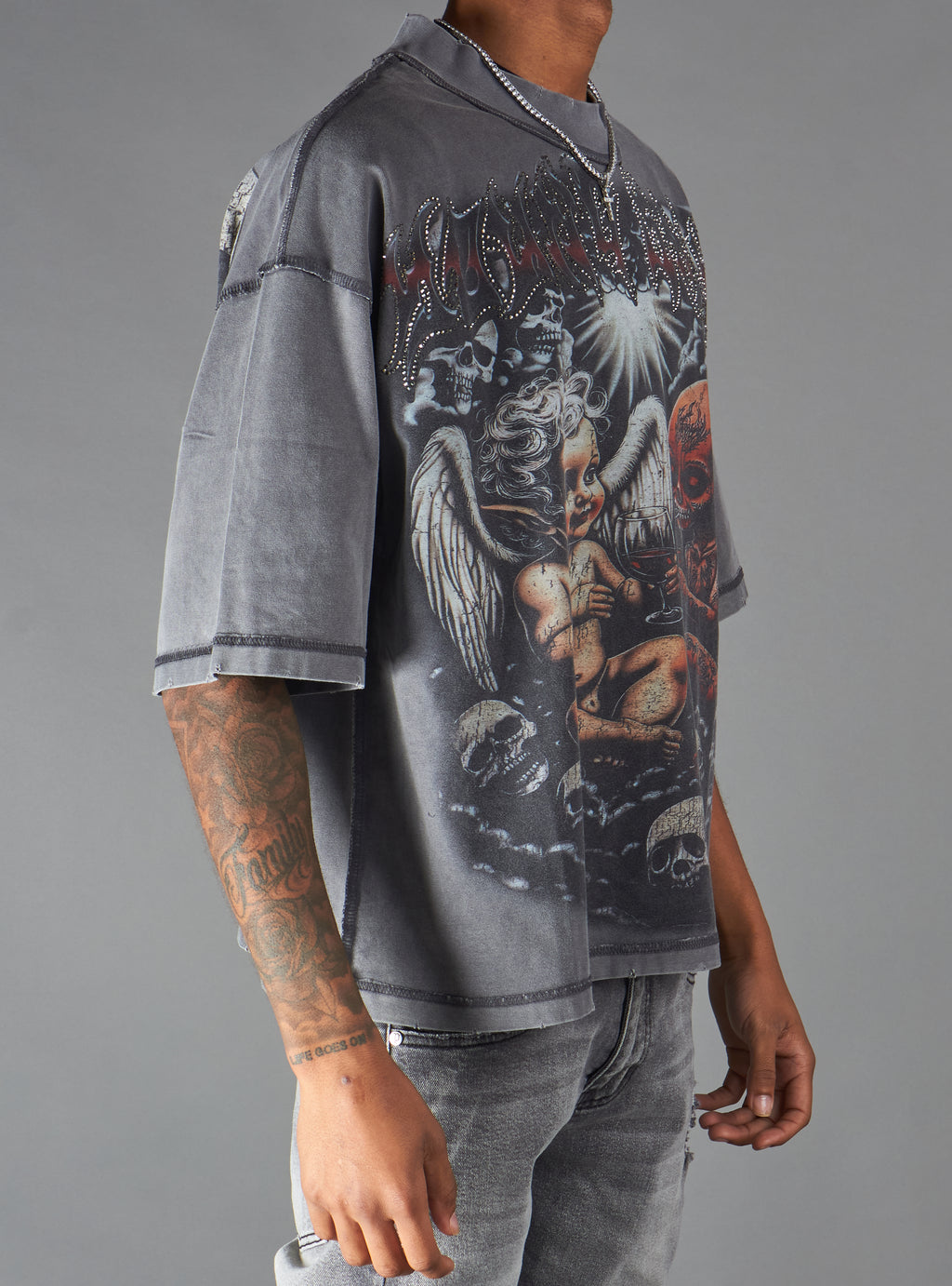 Young Saint T-Shirt - Veil - Grey - 521