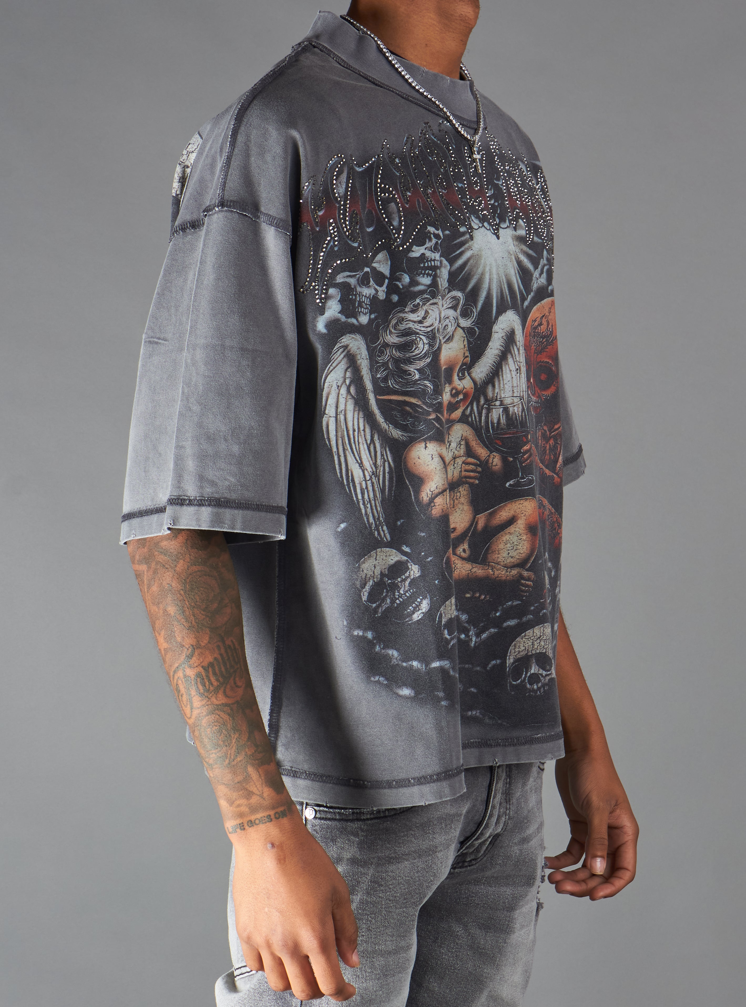 Young Saint T-Shirt - Veil - Grey - 521