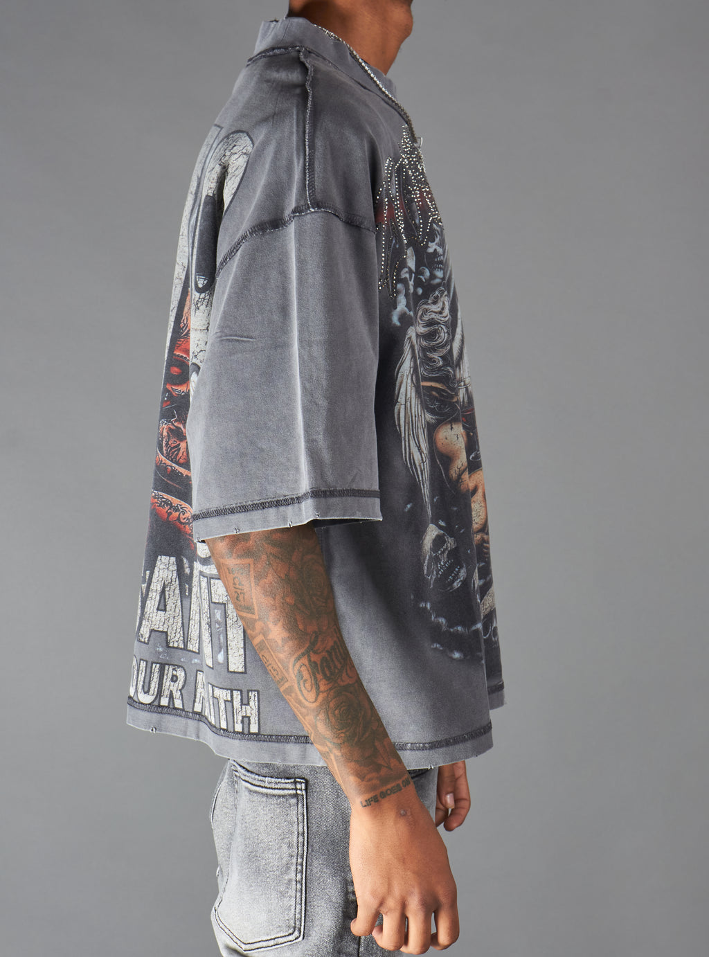 Young Saint T-Shirt - Veil - Grey - 521