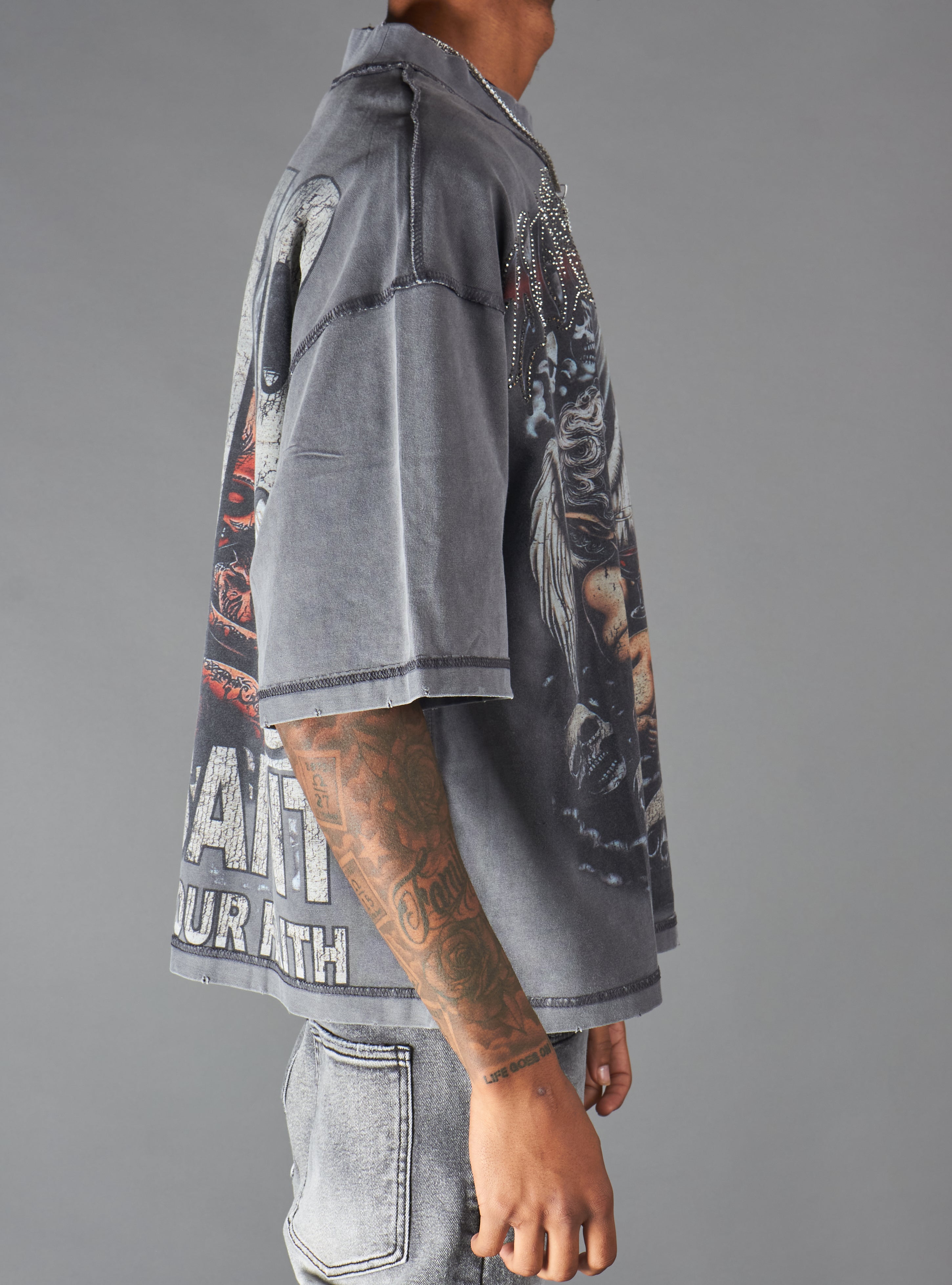 Young Saint T-Shirt - Veil - Grey - 521