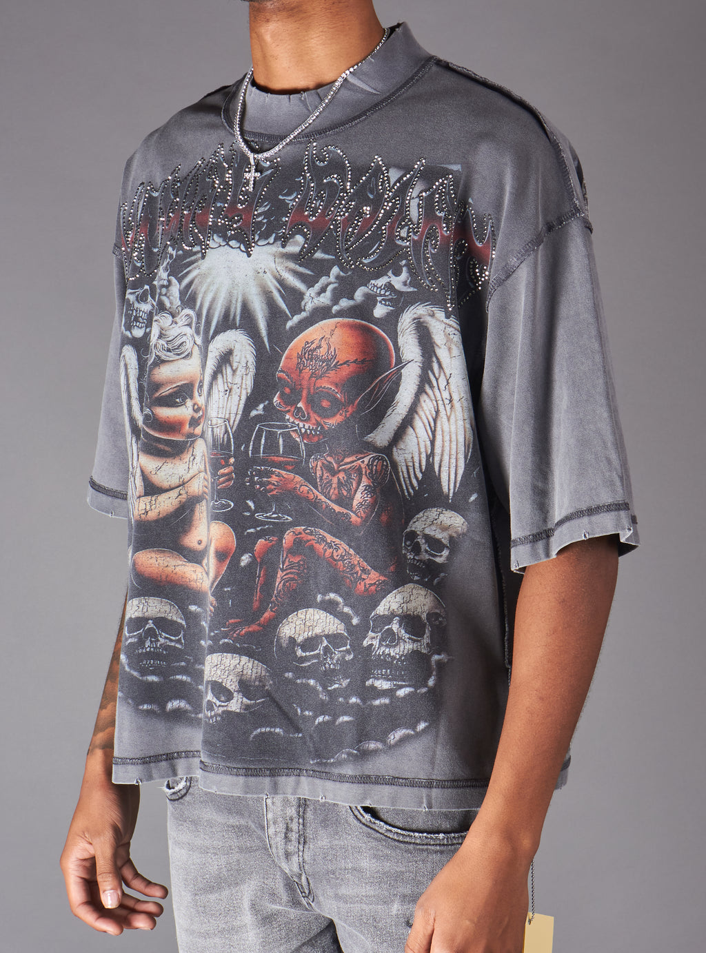 Young Saint T-Shirt - Veil - Grey - 521