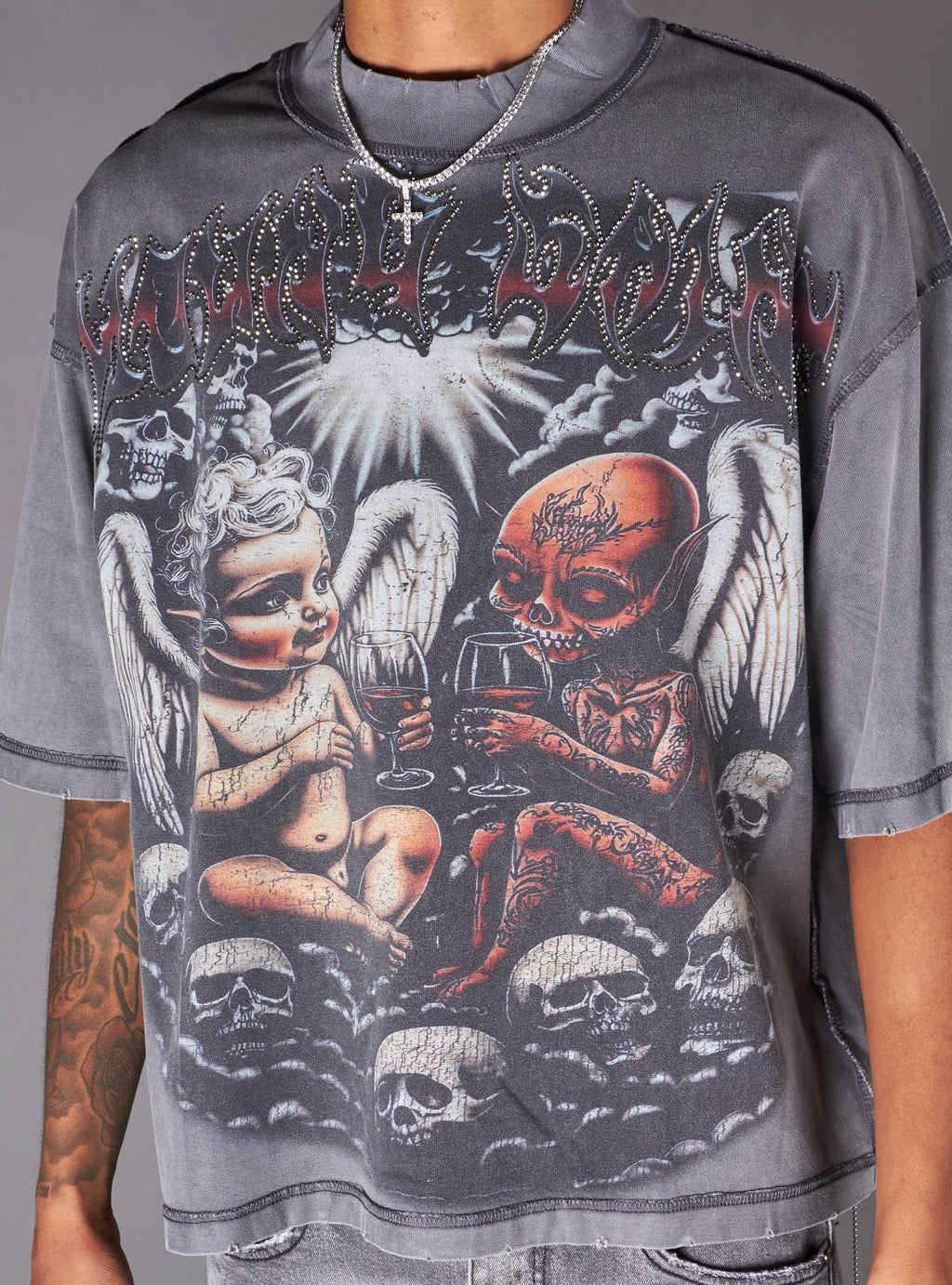 Young Saint T-Shirt - Veil - Grey - 521