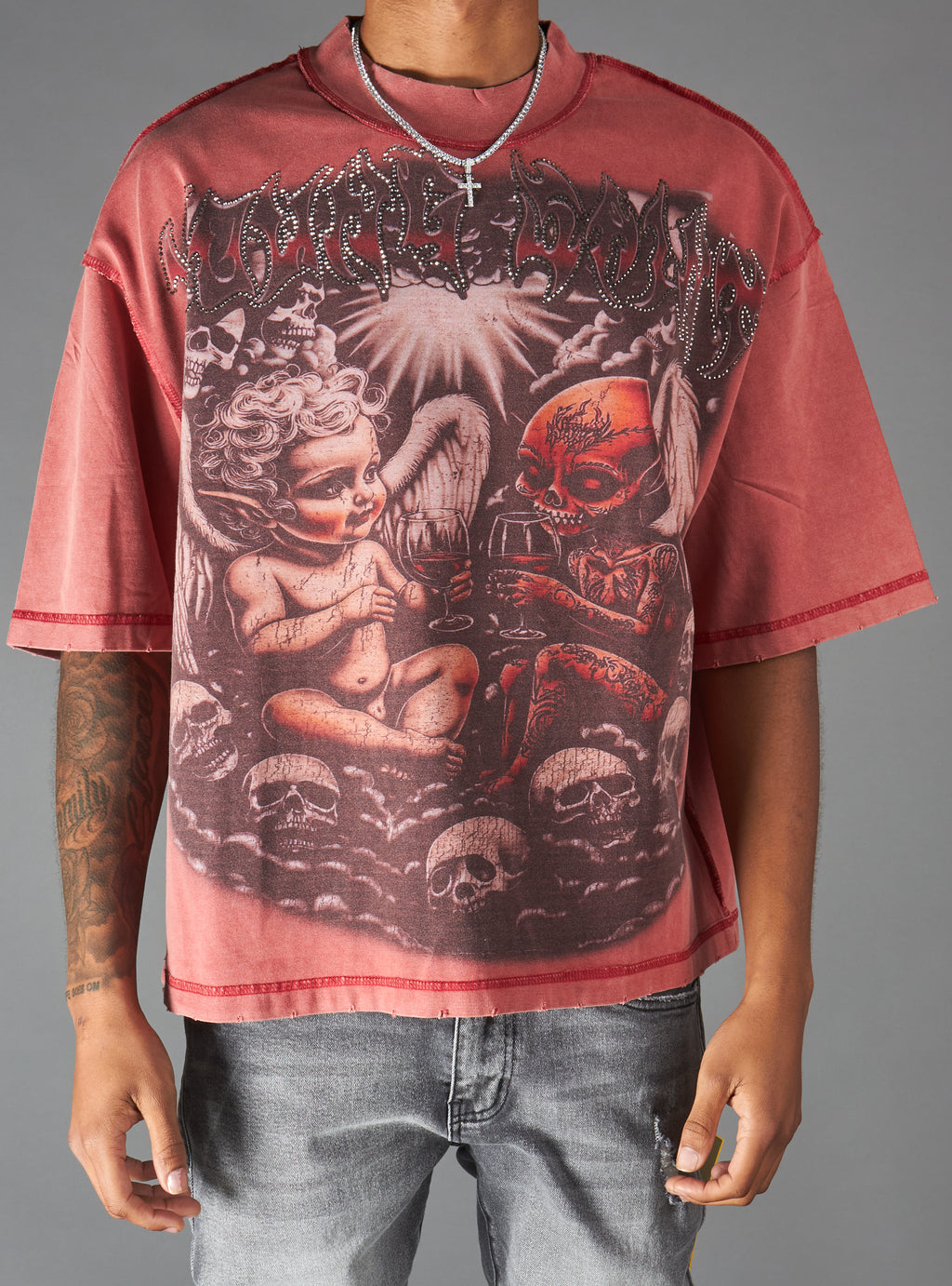 Young Saint T-Shirt - Veil - Red - 522