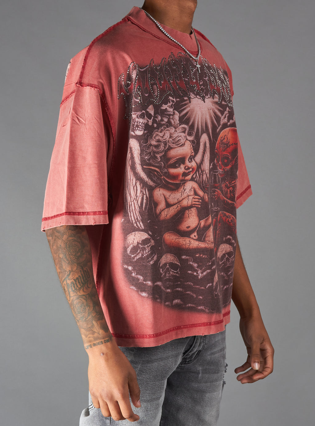 Young Saint T-Shirt - Veil - Red - 522