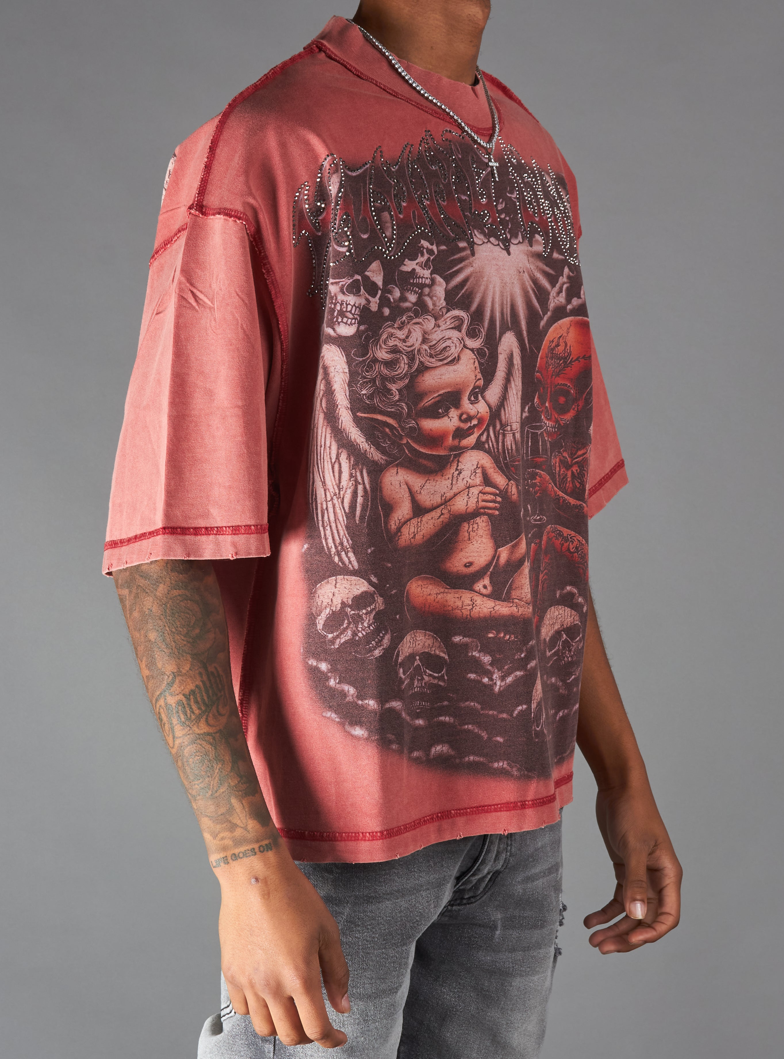 Young Saint T-Shirt - Veil - Red - 522