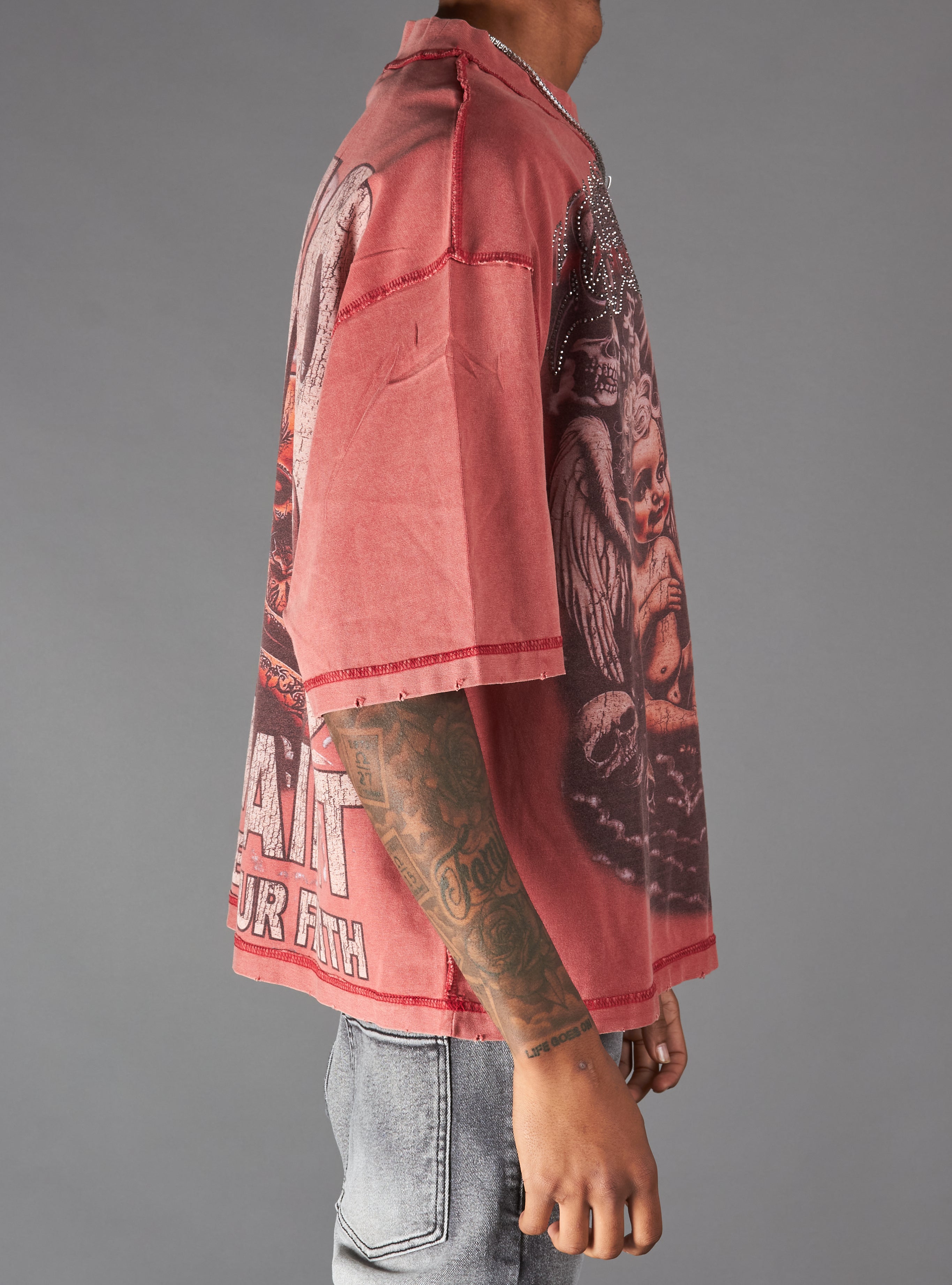 Young Saint T-Shirt - Veil - Red - 522