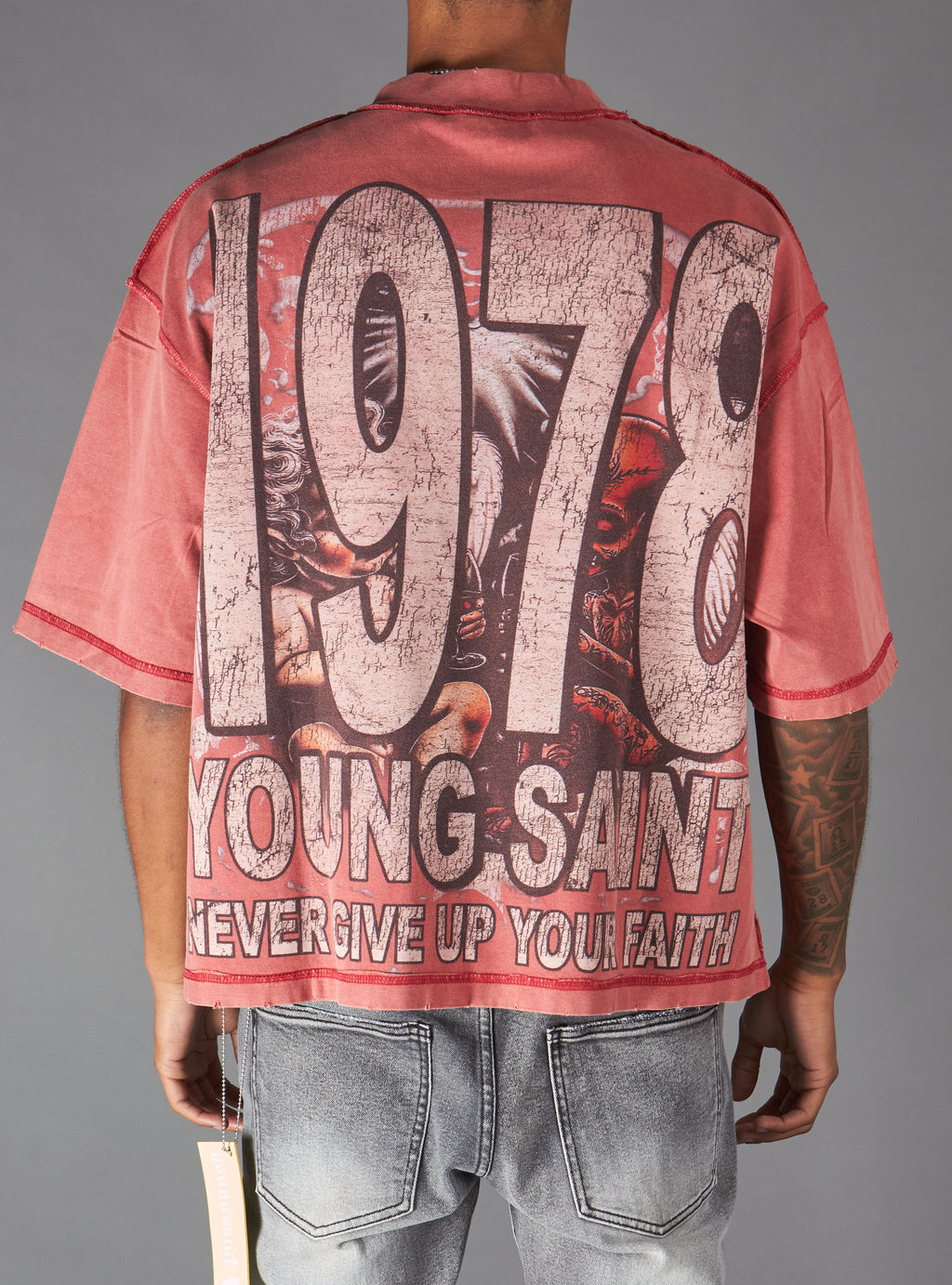 Young Saint T-Shirt - Veil - Red - 522