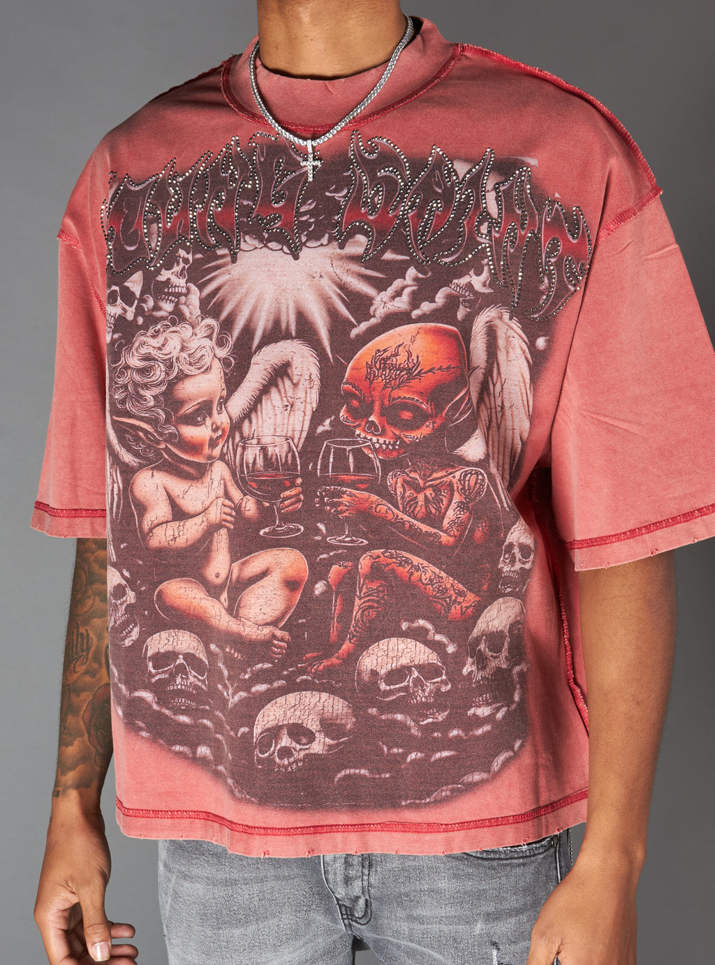 Young Saint T-Shirt - Veil - Red - 522