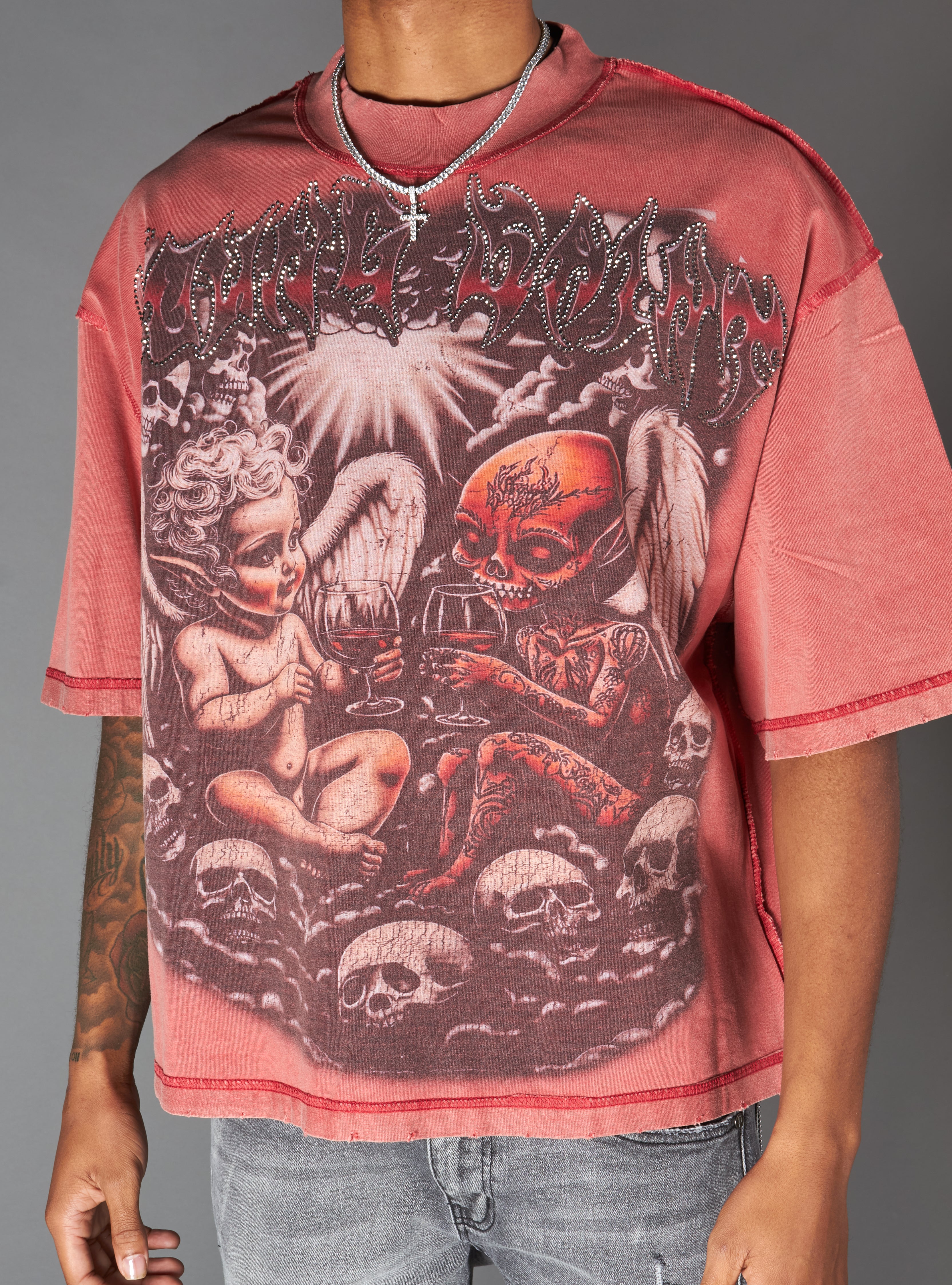 Young Saint T-Shirt - Veil - Red - 522