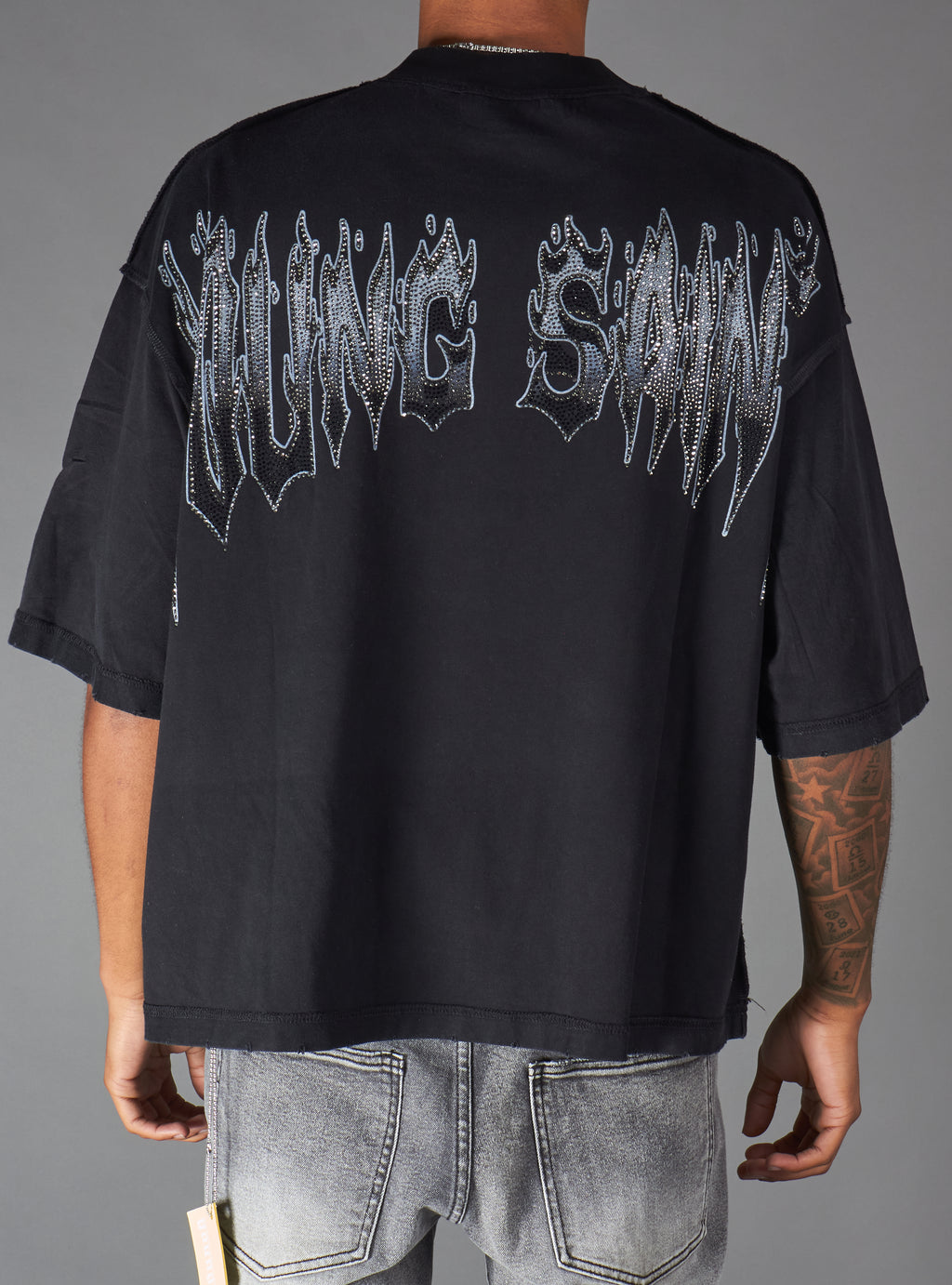 Young Saint T-Shirt - Halo - Black - 204