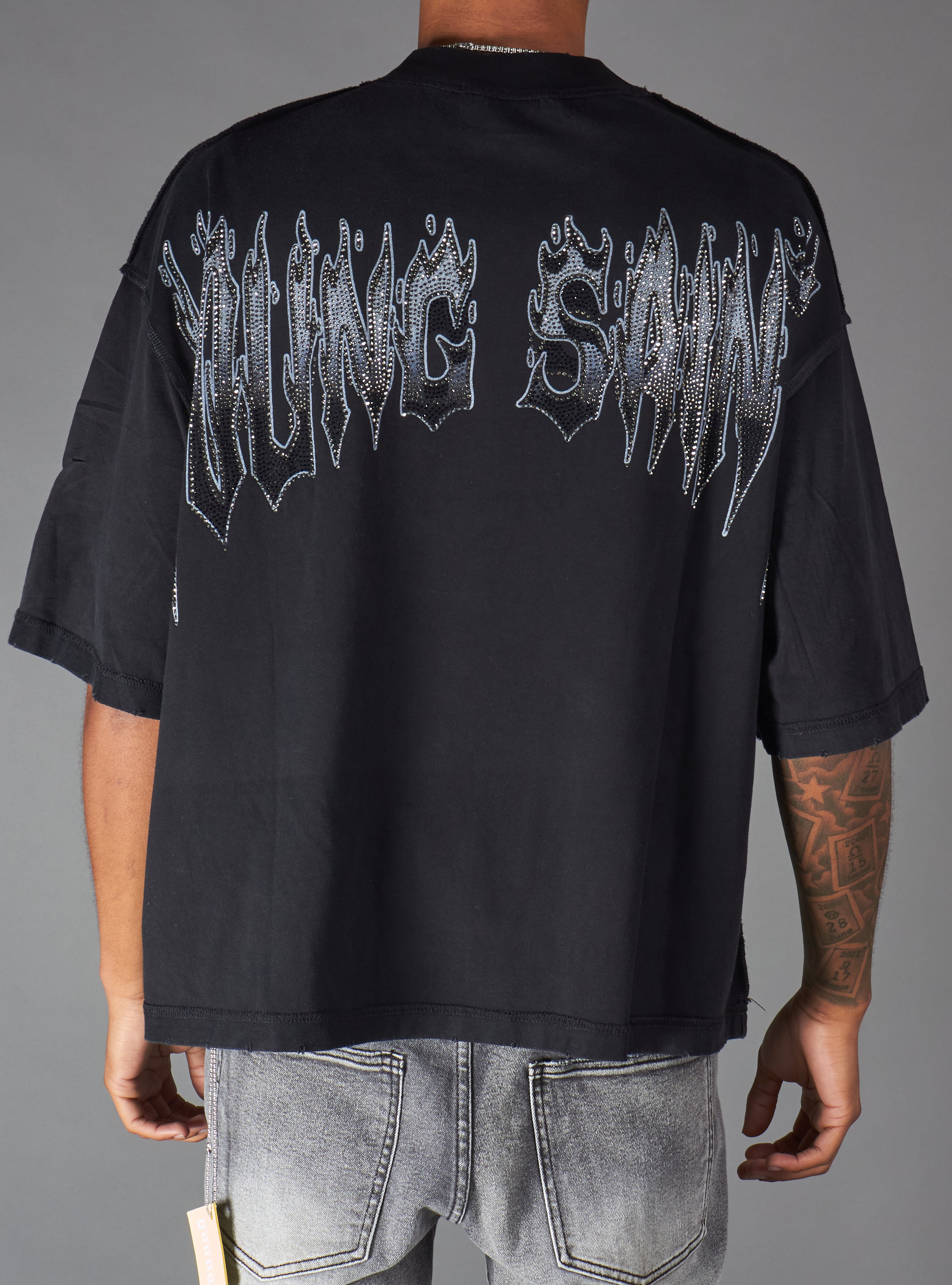 Young Saint T-Shirt - Halo - Black - 204