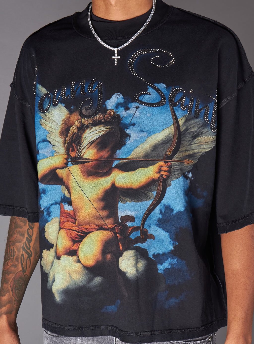 Young Saint T-Shirt - Ember - Black - 611