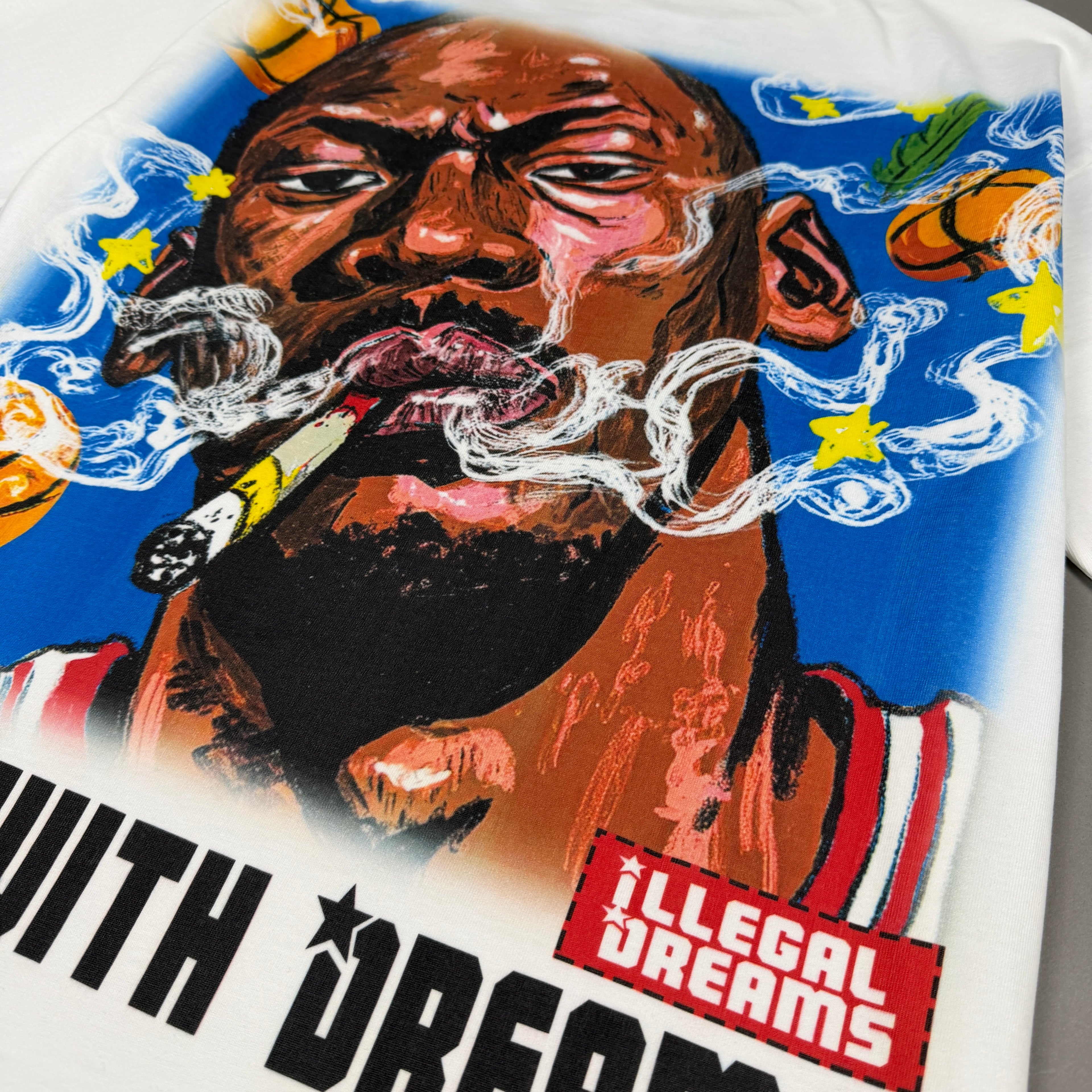 Illegal Dreams T-Shirt - White - Nova - 4