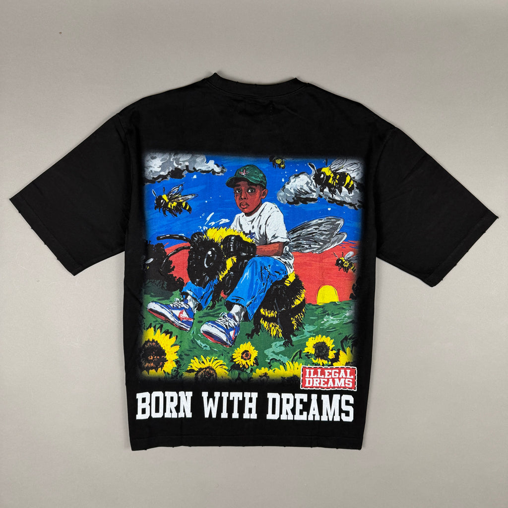 Illegal Dreams T-Shirt - Black - Nova - 2