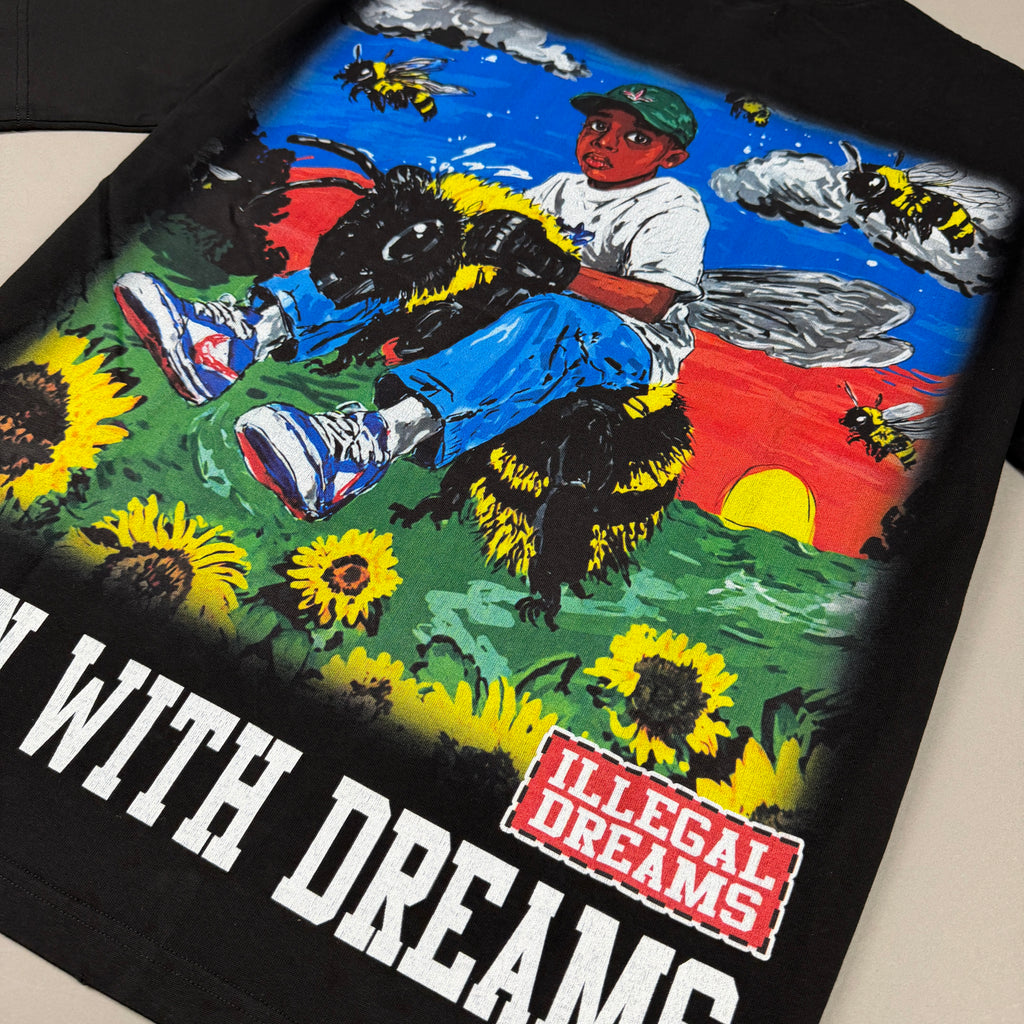 Illegal Dreams T-Shirt - Black - Nova - 2