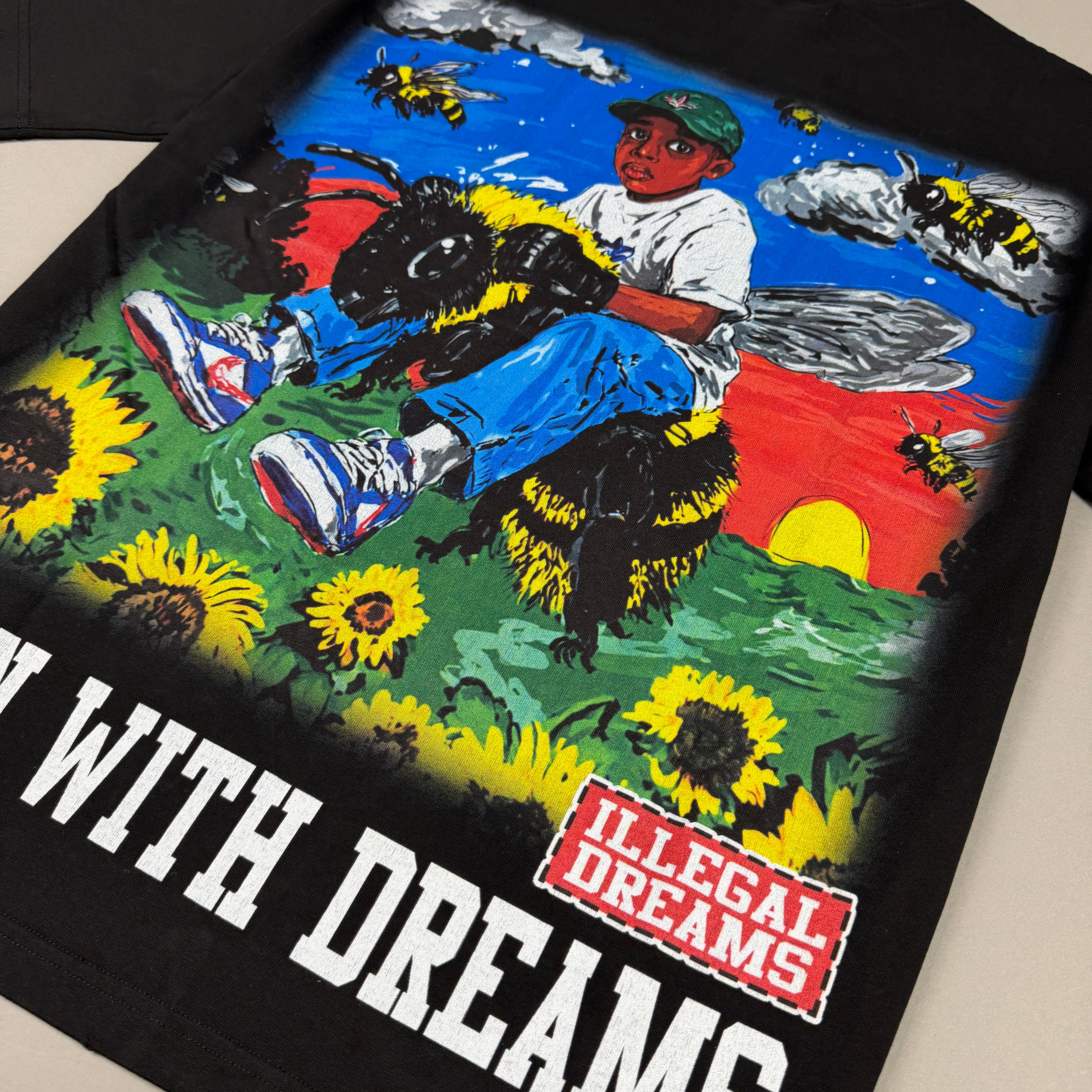Illegal Dreams T-Shirt - Black - Nova - 2