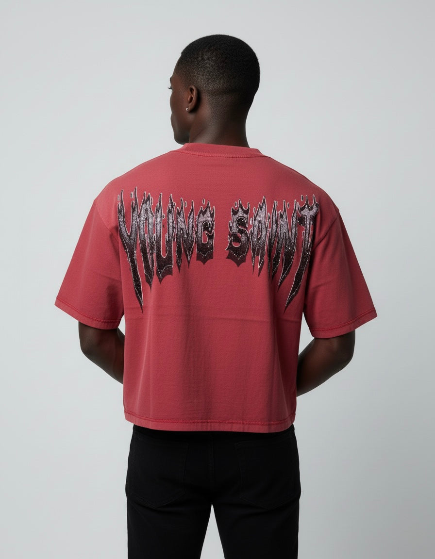 Young Saint T-Shirt - Halo - Red - 203
